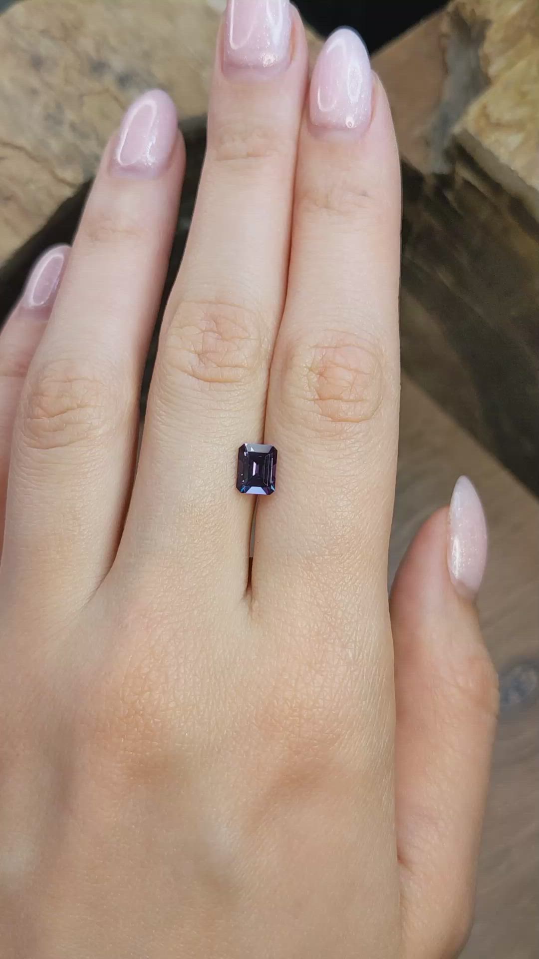 1.38 Ct. Alexandrite from Brazil Size Video