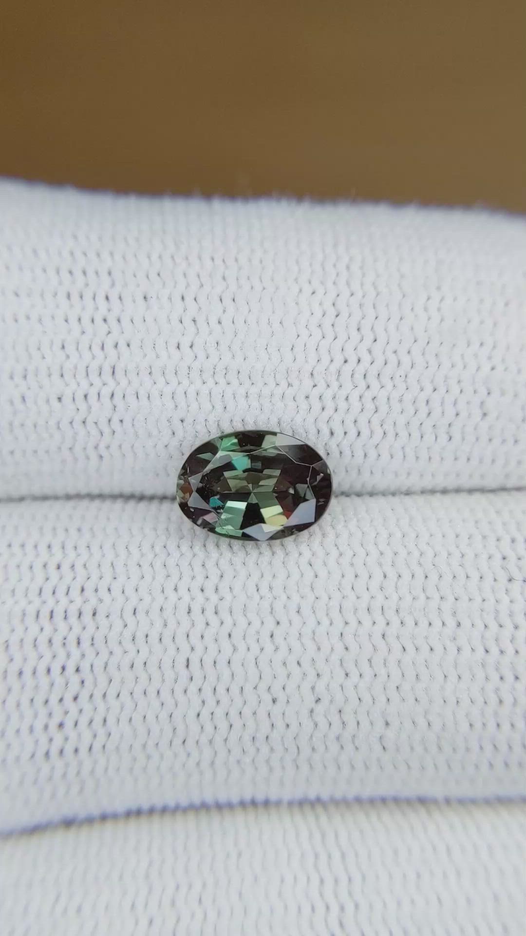 1.57 Ct. Alexandrite from Brazil Size Video