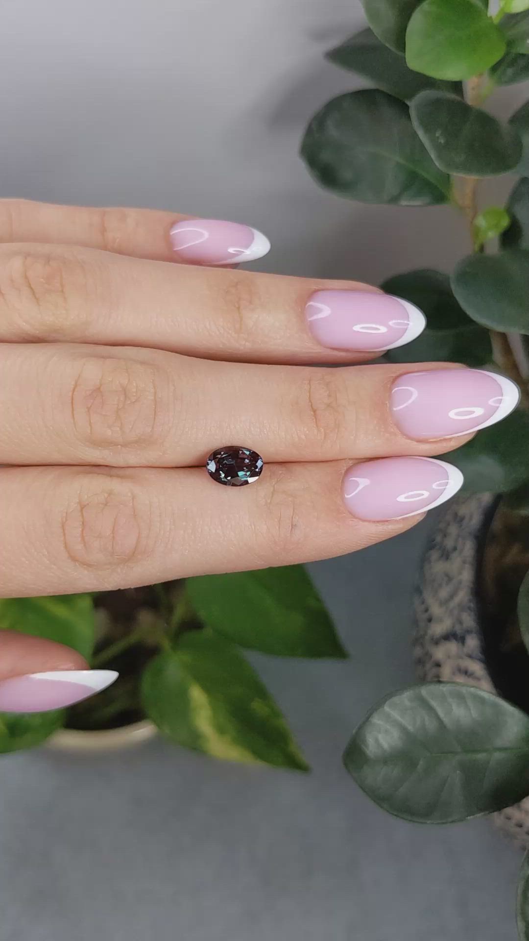 1.57 Ct. Alexandrite from Brazil Size Video