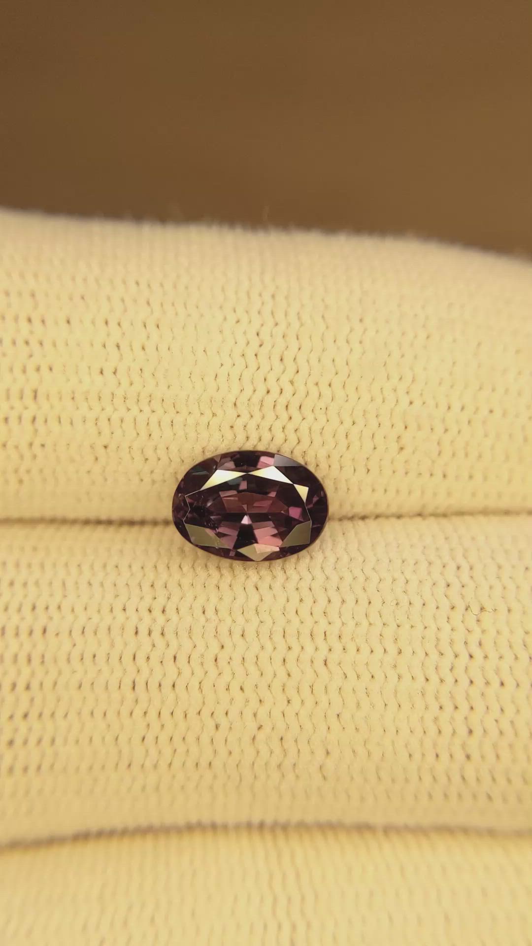 1.57 Ct. Alexandrite from Brazil Size Video