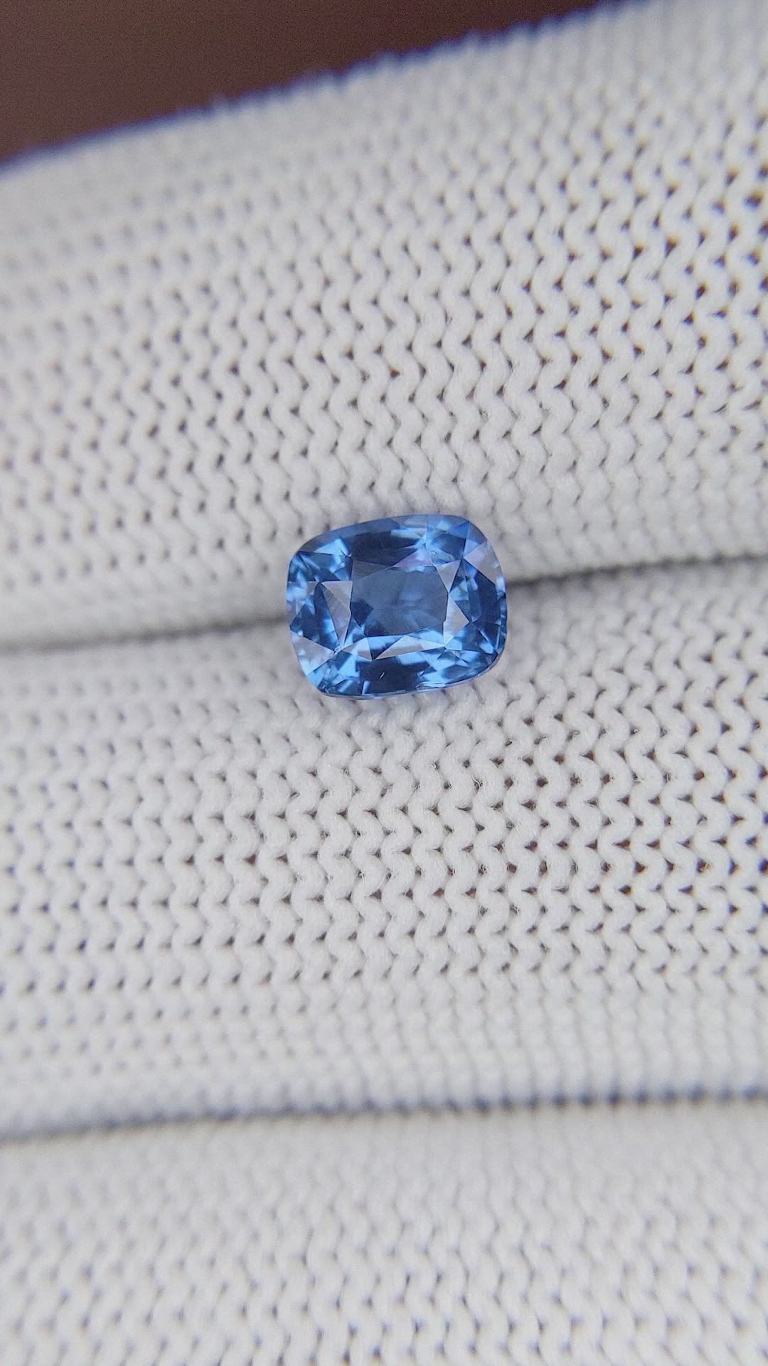 1.48 Ct. Blue Cobalt Spinel from Tanzania Size Video