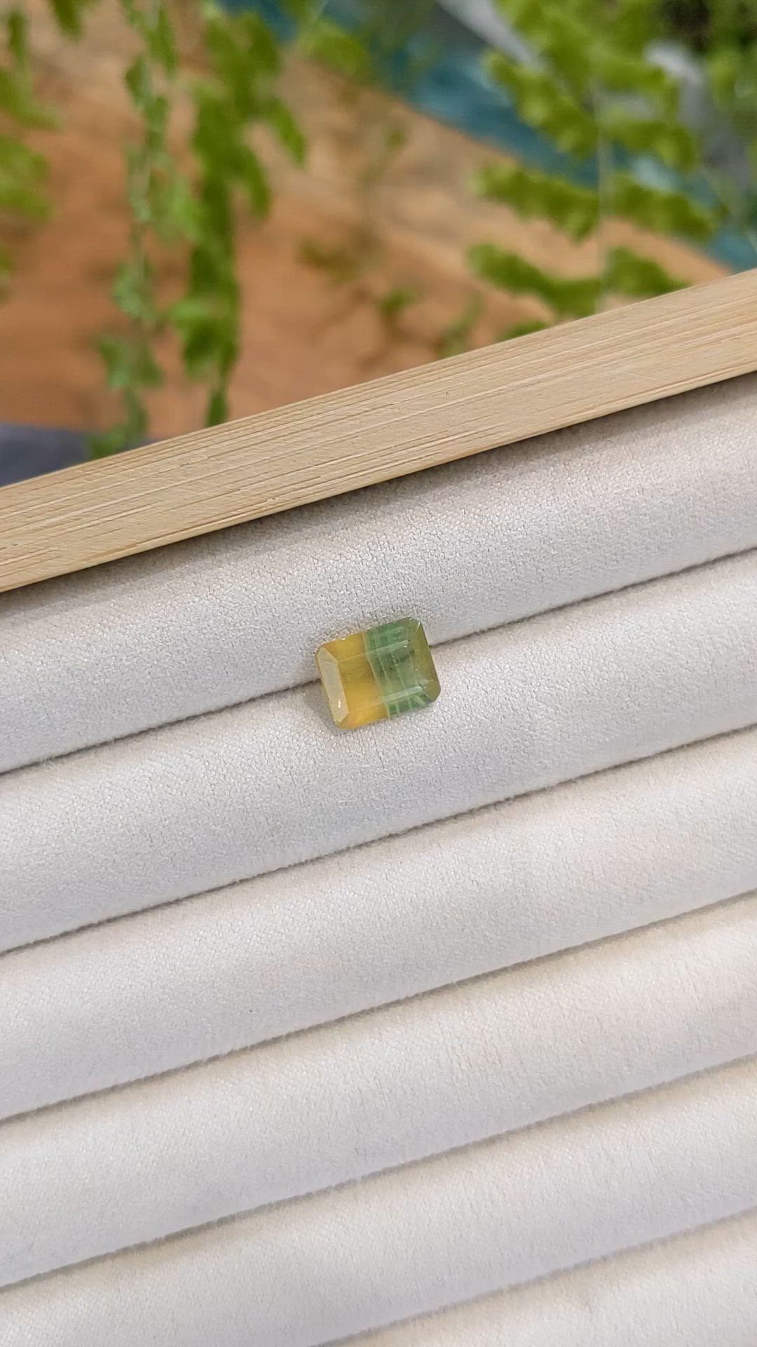3.36 Ct. Bi Color Fluorite from China Size Video
