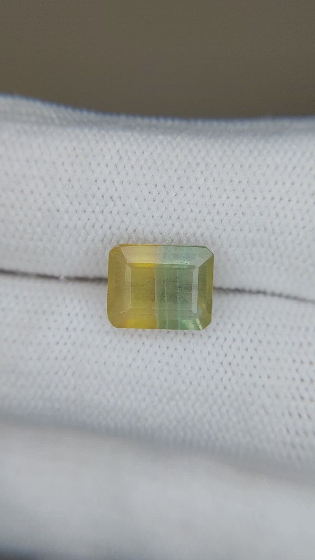 3.36 Ct. Bi Color Fluorite from China Size Video