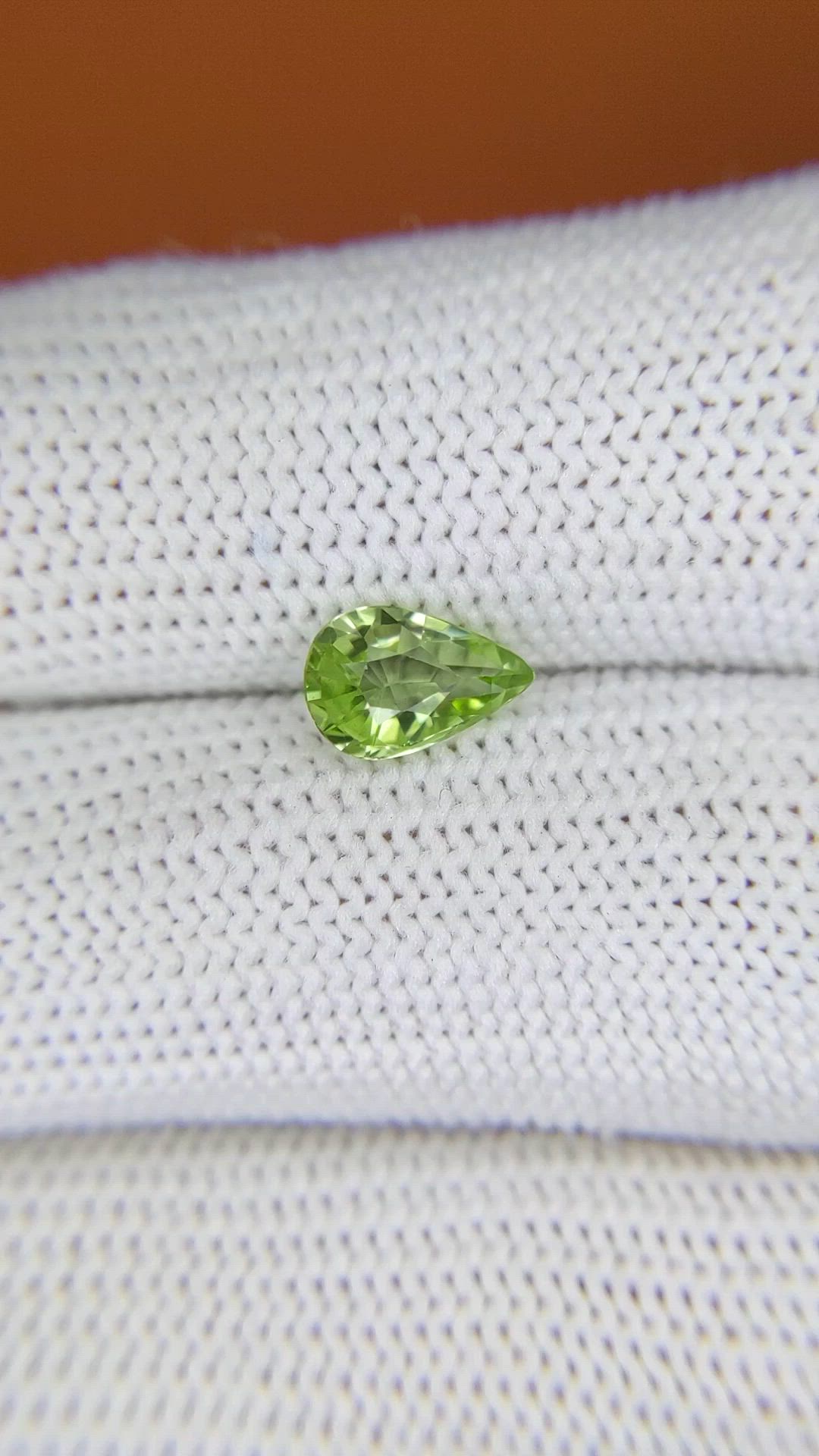 1.06 Ct. Green (Lime Green) Peridot from Pakistan Size Video