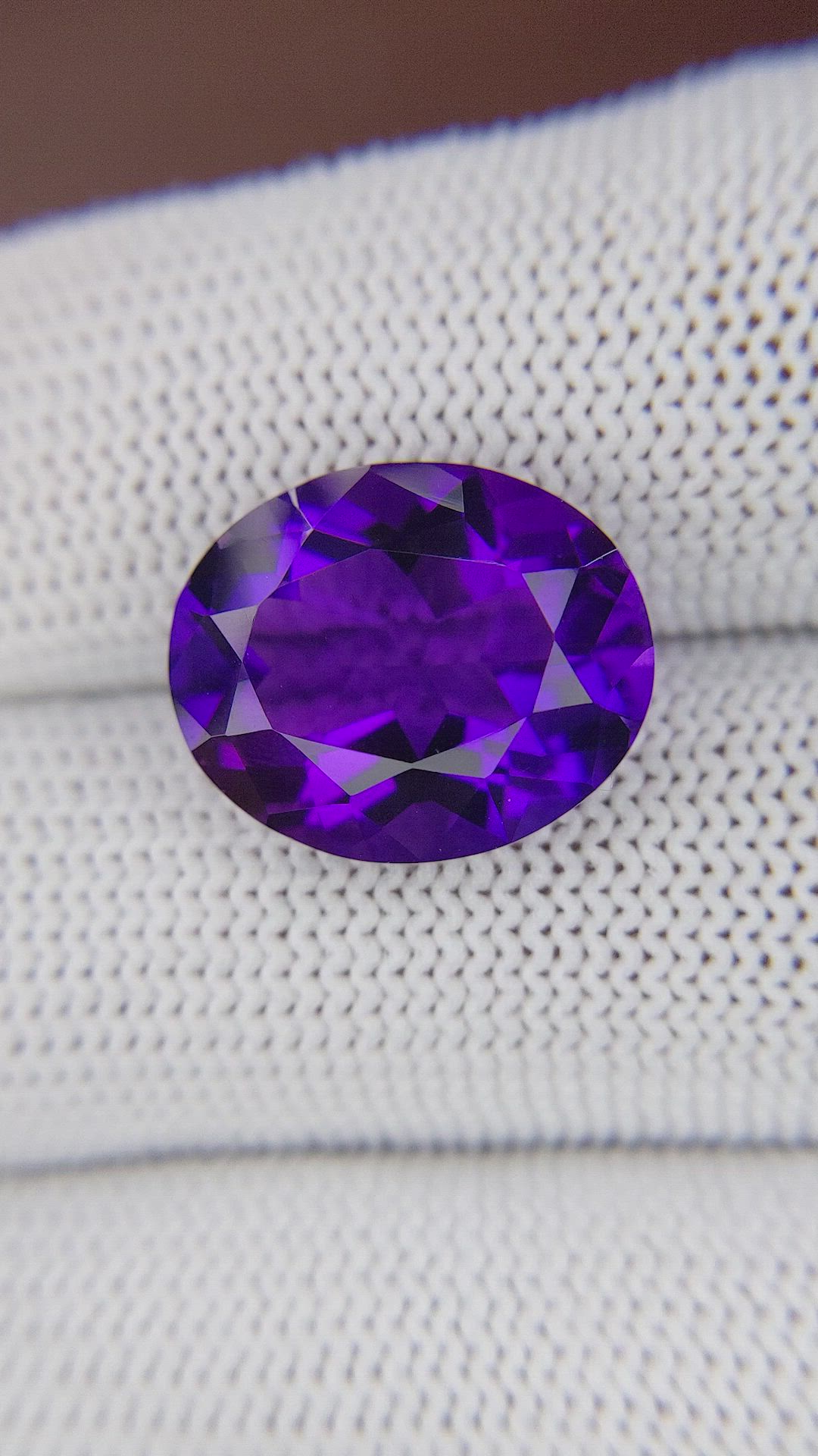 8.80 Ct. Purple Amethyst from Ceylon (Sri Lanka) Size Video