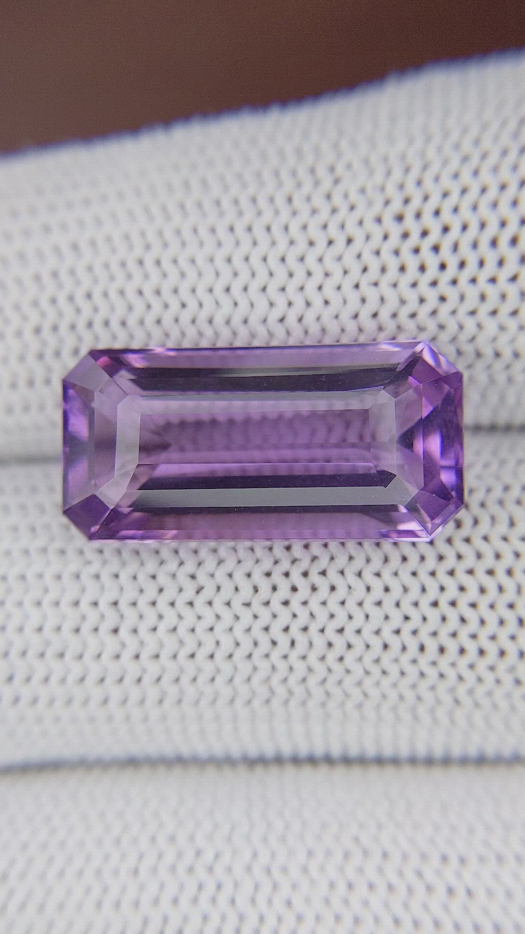 11.22 Ct. Purple Amethyst from Ceylon (Sri Lanka) Size Video