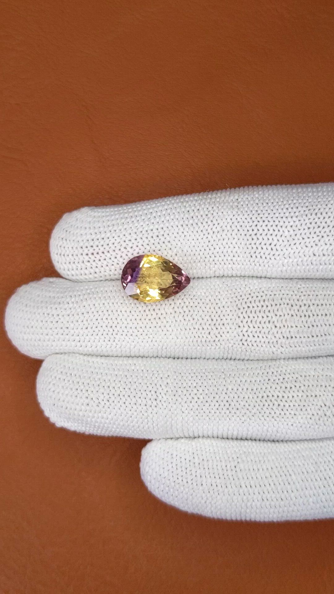 4.83 Ct. Bi Color Ametrine from Brazil Size Video
