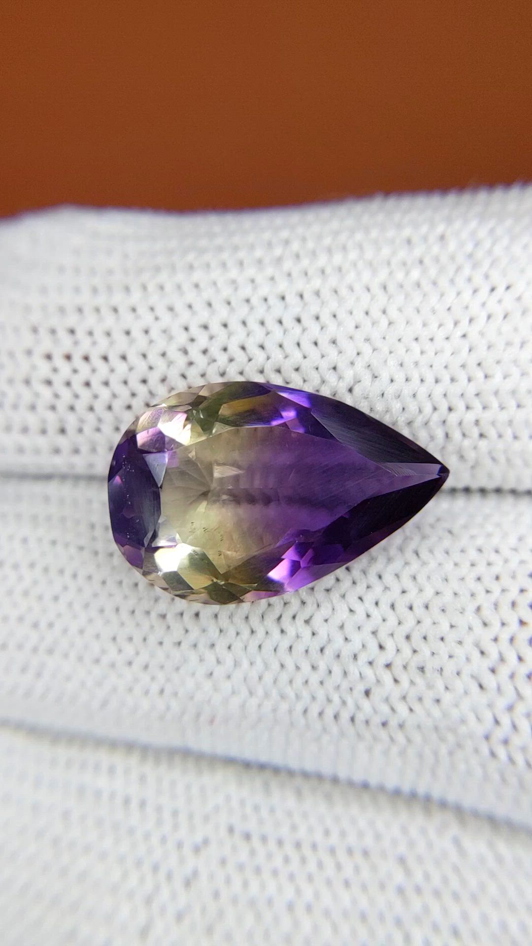 8.59 Ct. Bi Color Ametrine from Brazil Size Video