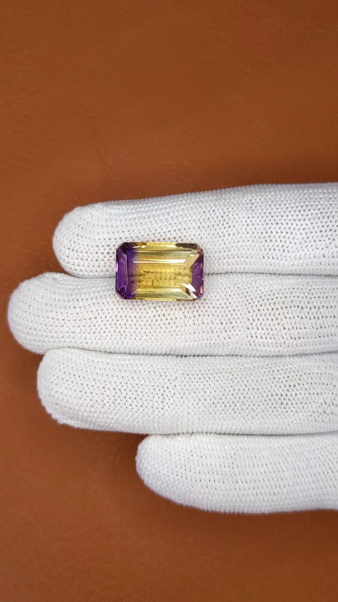 13.26 Ct. Bi Color Ametrine from Brazil Size Video