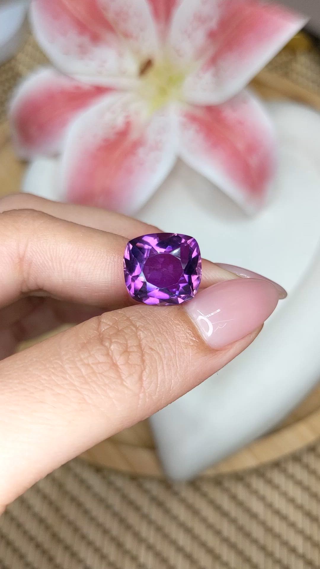 7.20 Ct. Bi Color Ametrine from Brazil Size Video