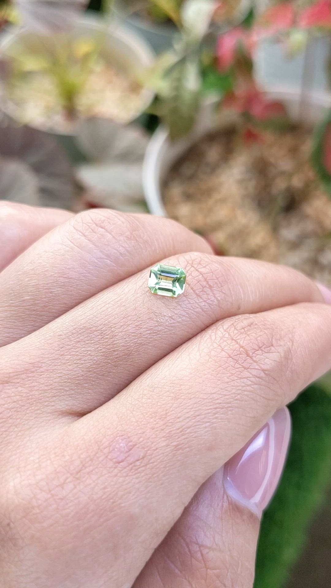 0.75 Ct. Yellowish Green Peridot from Pakistan Size Video