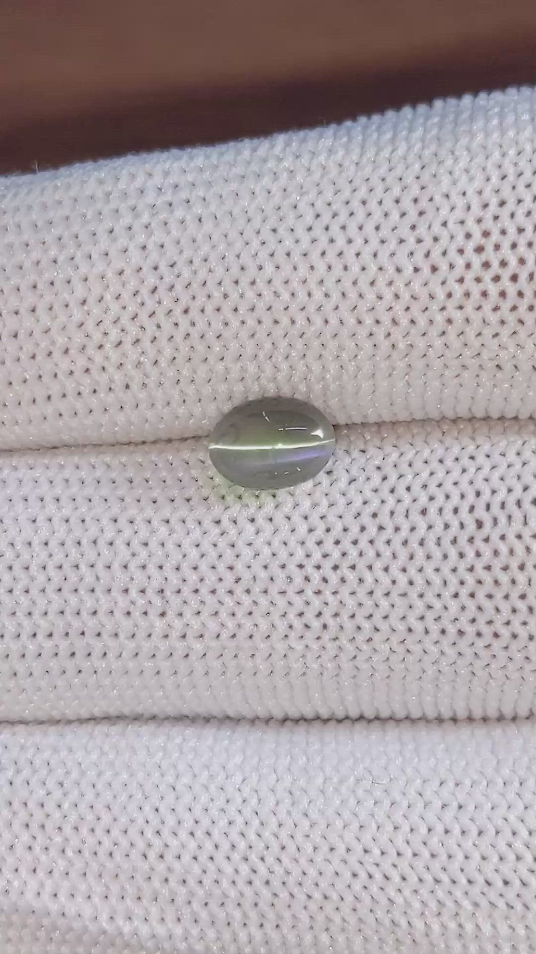 1.55 Ct. Cabochon Alexandrite from Tanzania Size Video