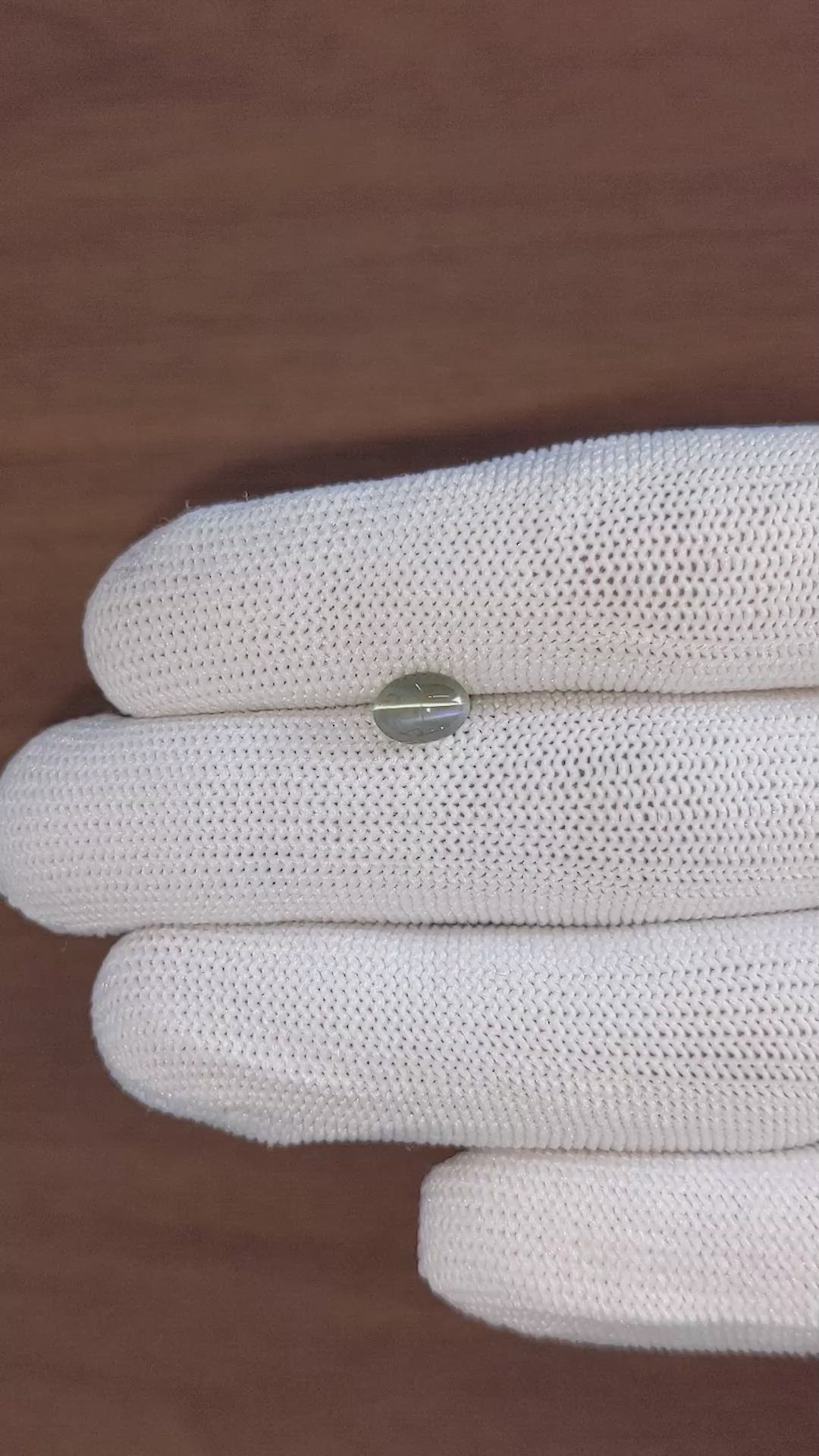 1.55 Ct. Cabochon Alexandrite from Tanzania Size Video
