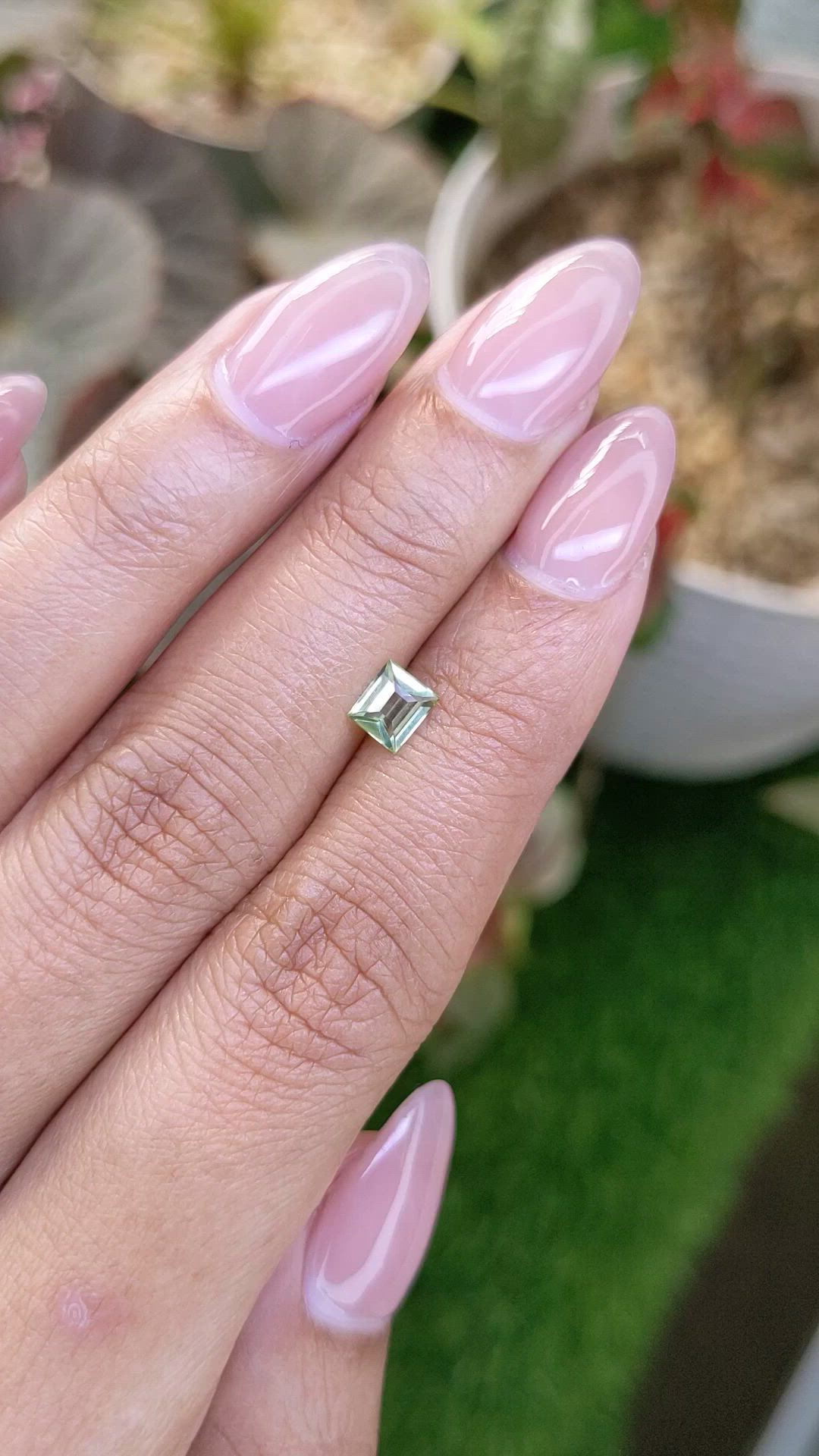 0.46 Ct. Yellowish Green Peridot from Pakistan Size Video