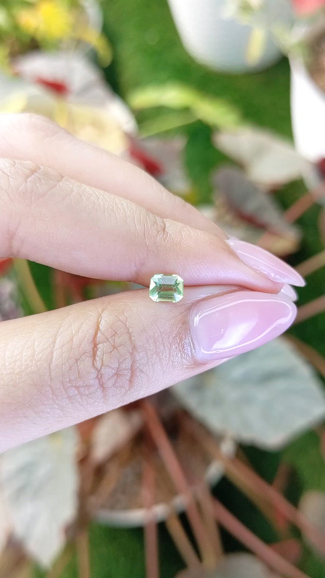 0.53 Ct. Yellowish Green Peridot from Pakistan Size Video