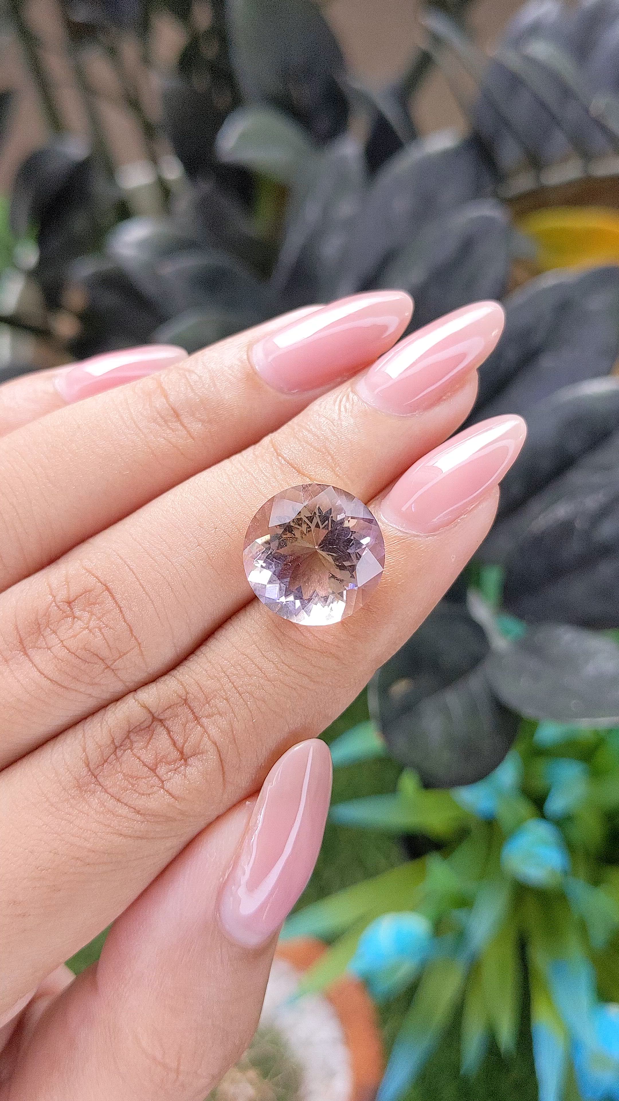 8.30 Ct. Bi Color Ametrine Size Video