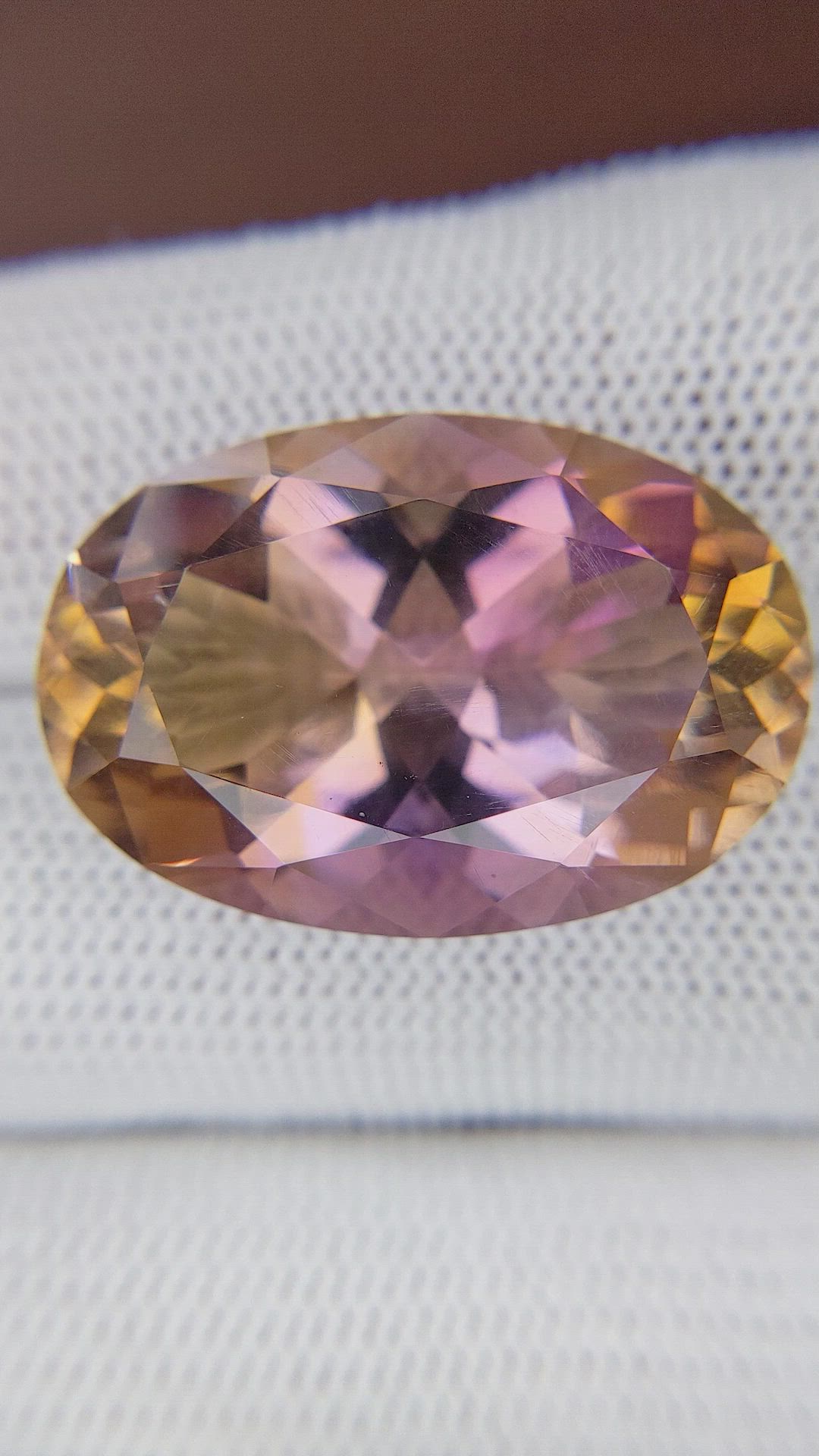 31.07 Ct. Bi Color Ametrine from Bolivia Size Video