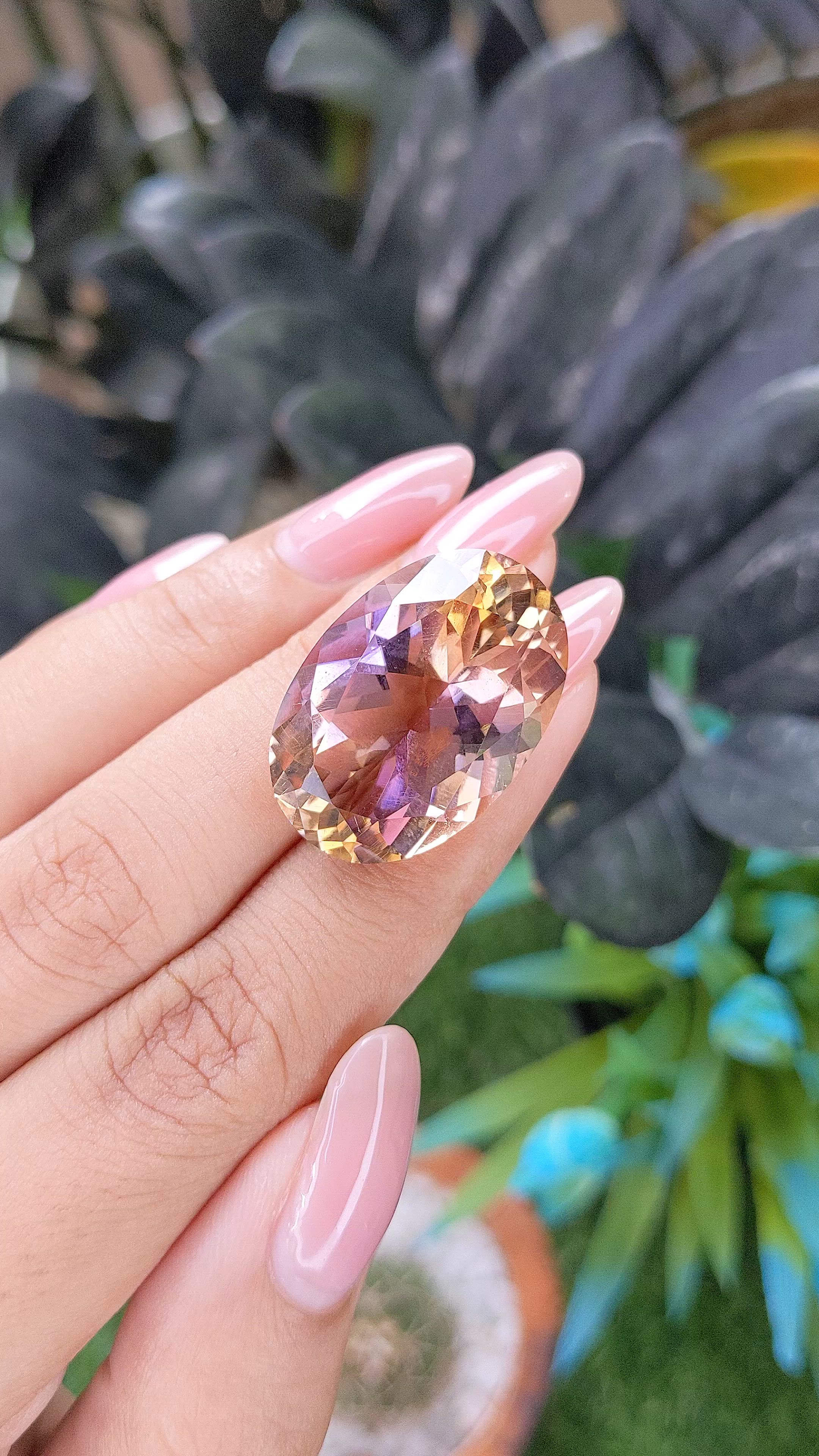31.07 Ct. Bi Color Ametrine from Bolivia Size Video