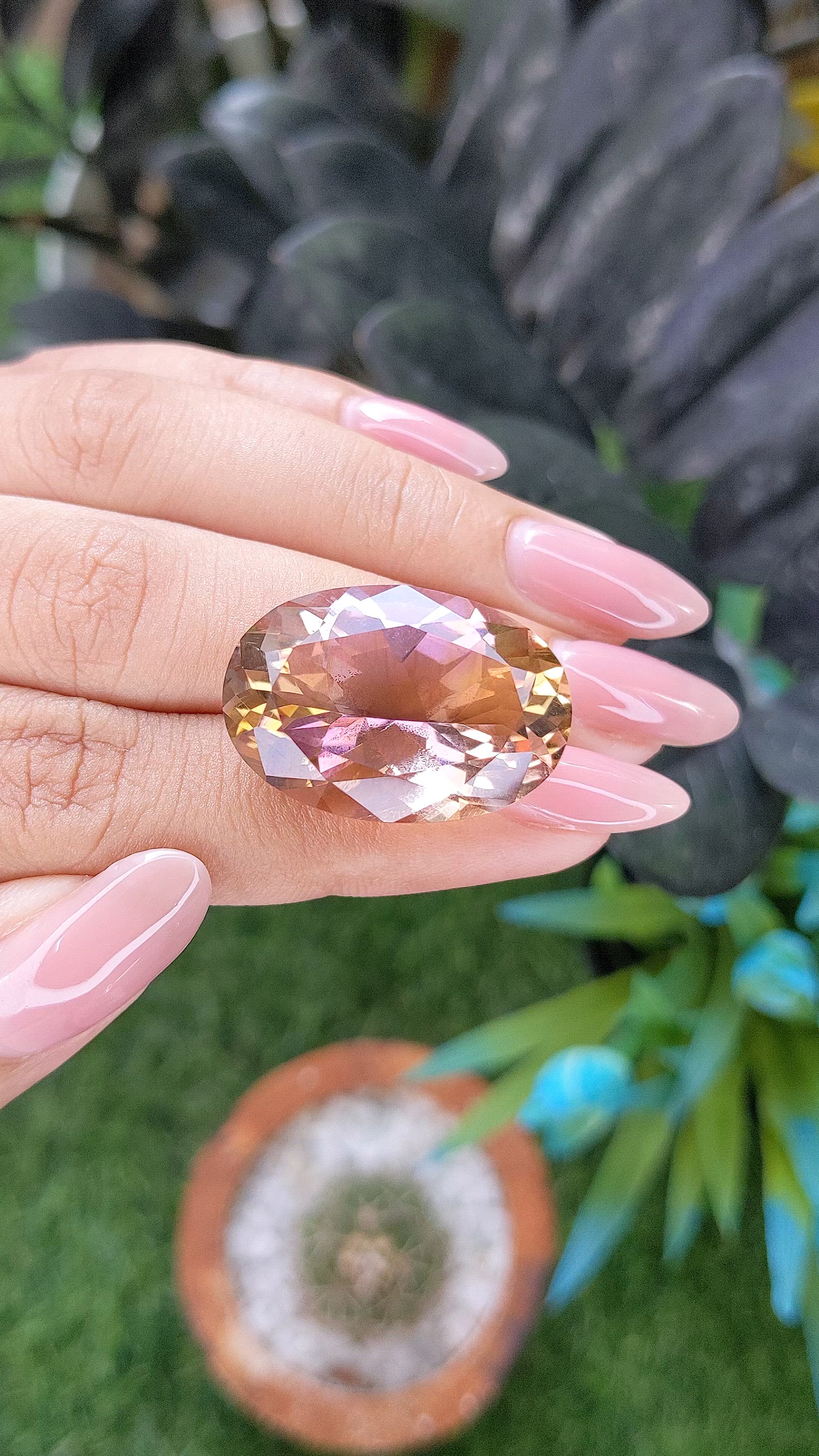 31.07 Ct. Bi Color Ametrine from Bolivia Size Video