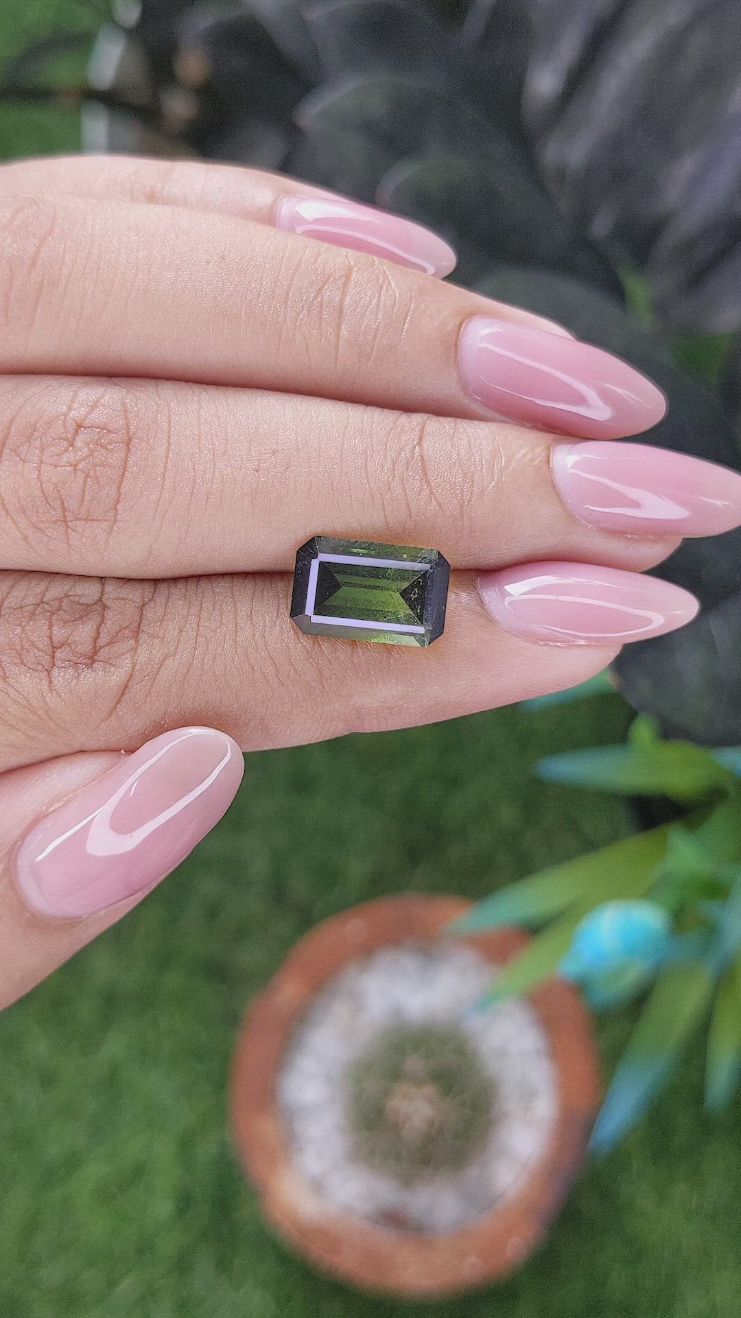 3.31 Ct. Yellowish Green Tourmaline from Africa Size Video