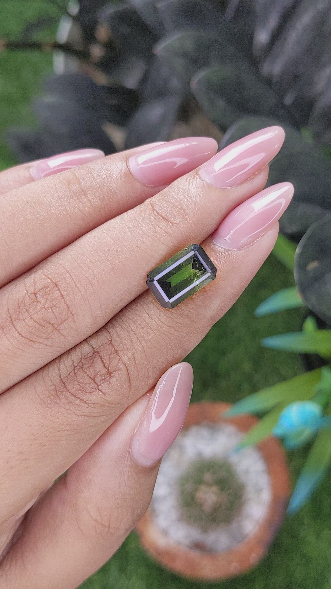 3.31 Ct. Yellowish Green Tourmaline from Africa Size Video