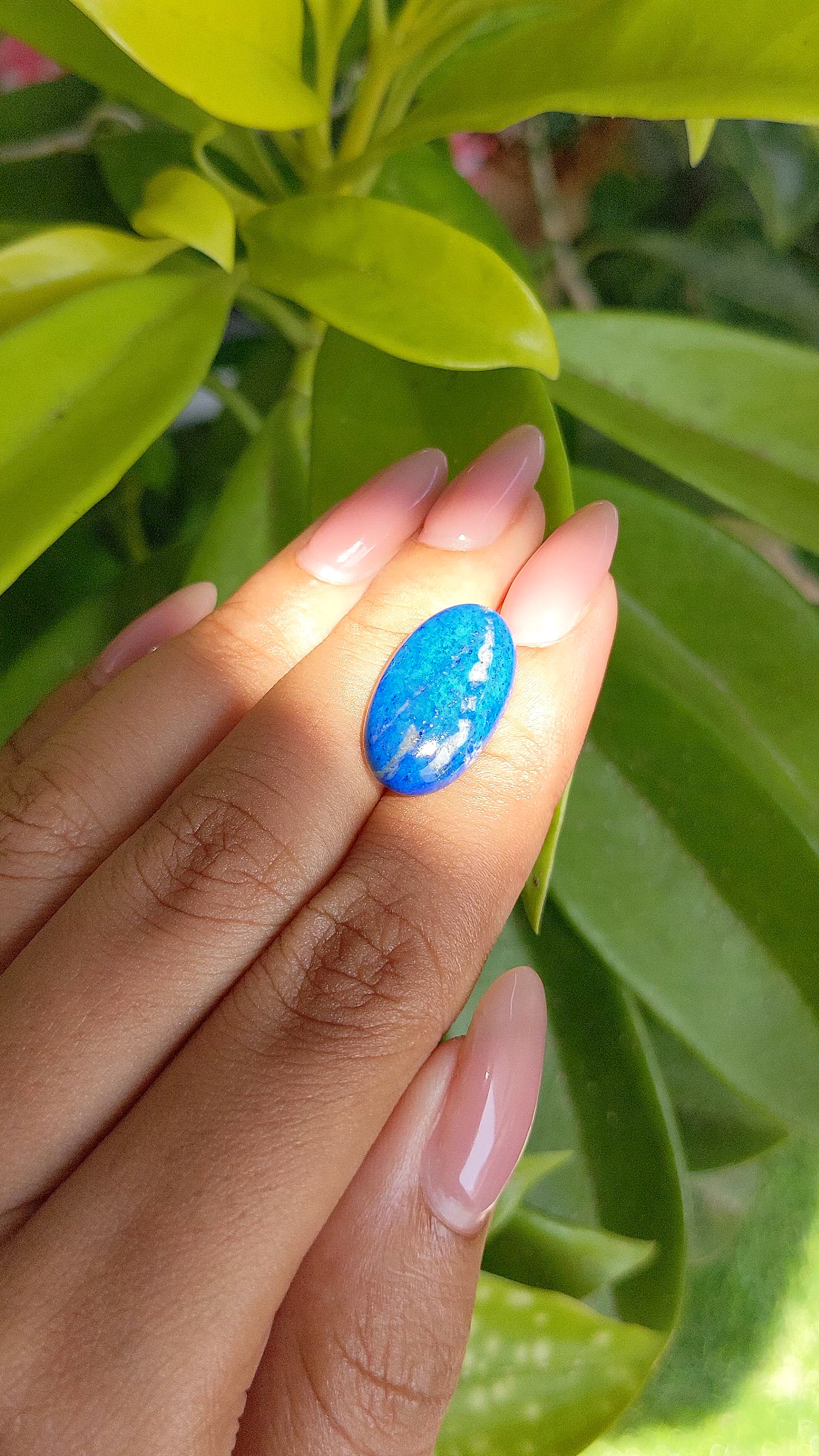 9.45 Ct. Lapis from Afghanistan Size Video