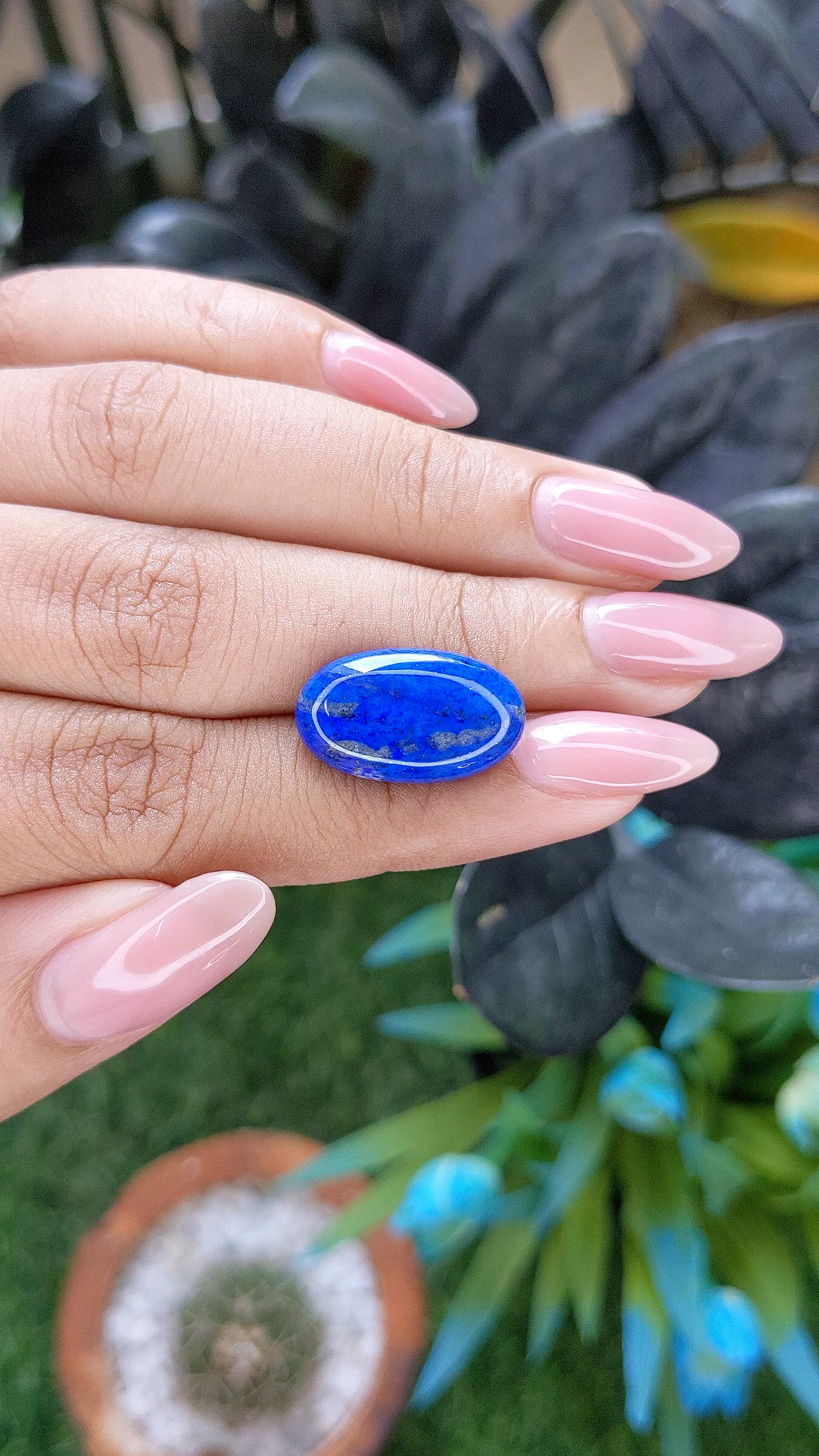 9.45 Ct. Lapis from Afghanistan Size Video