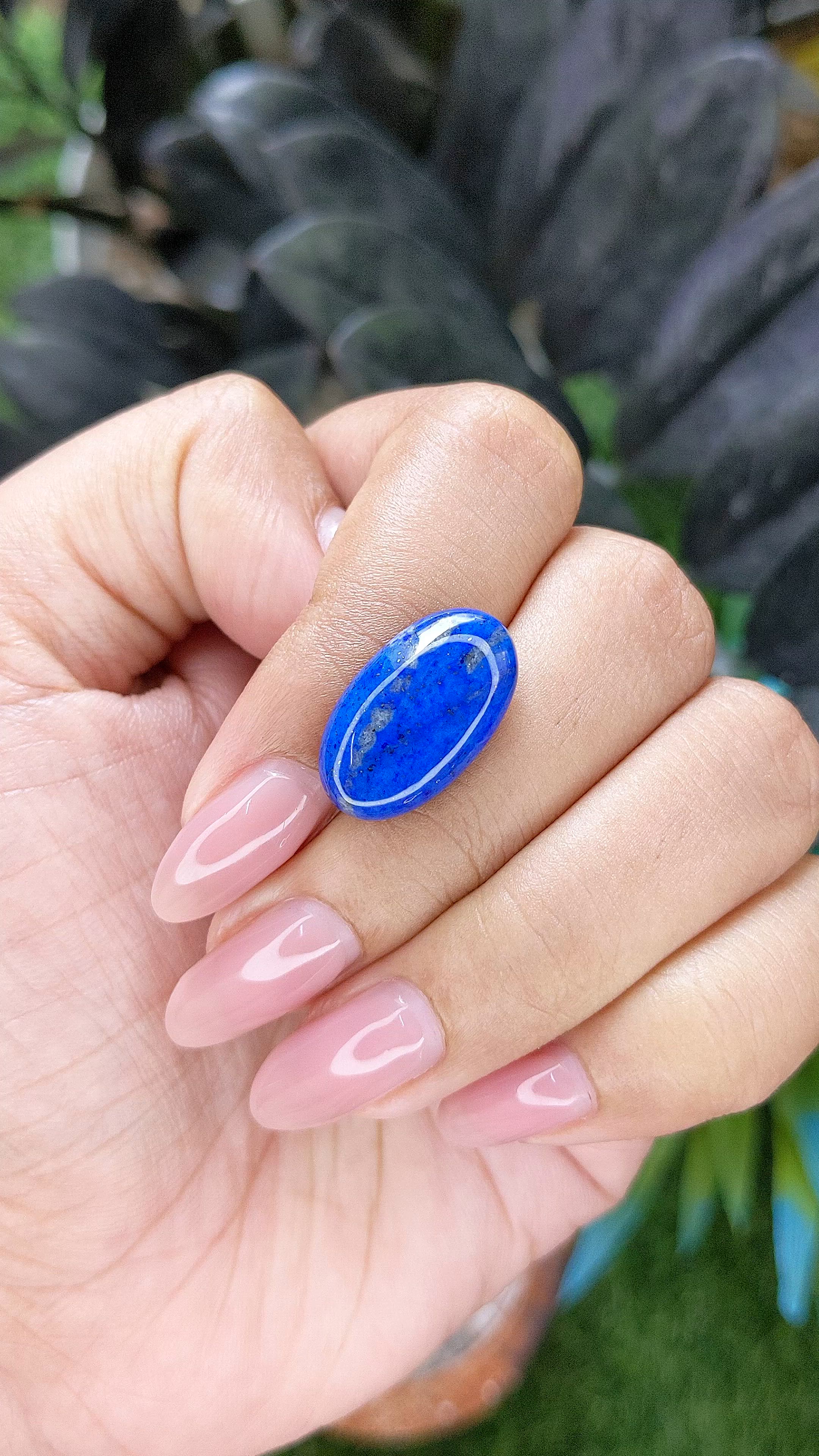 9.45 Ct. Lapis from Afghanistan Size Video