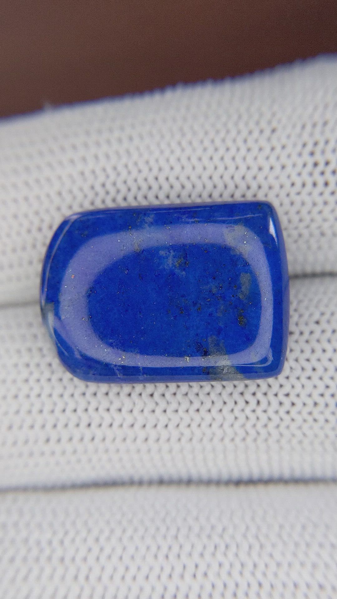 15.50 Ct. Lapis from Afghanistan Size Video