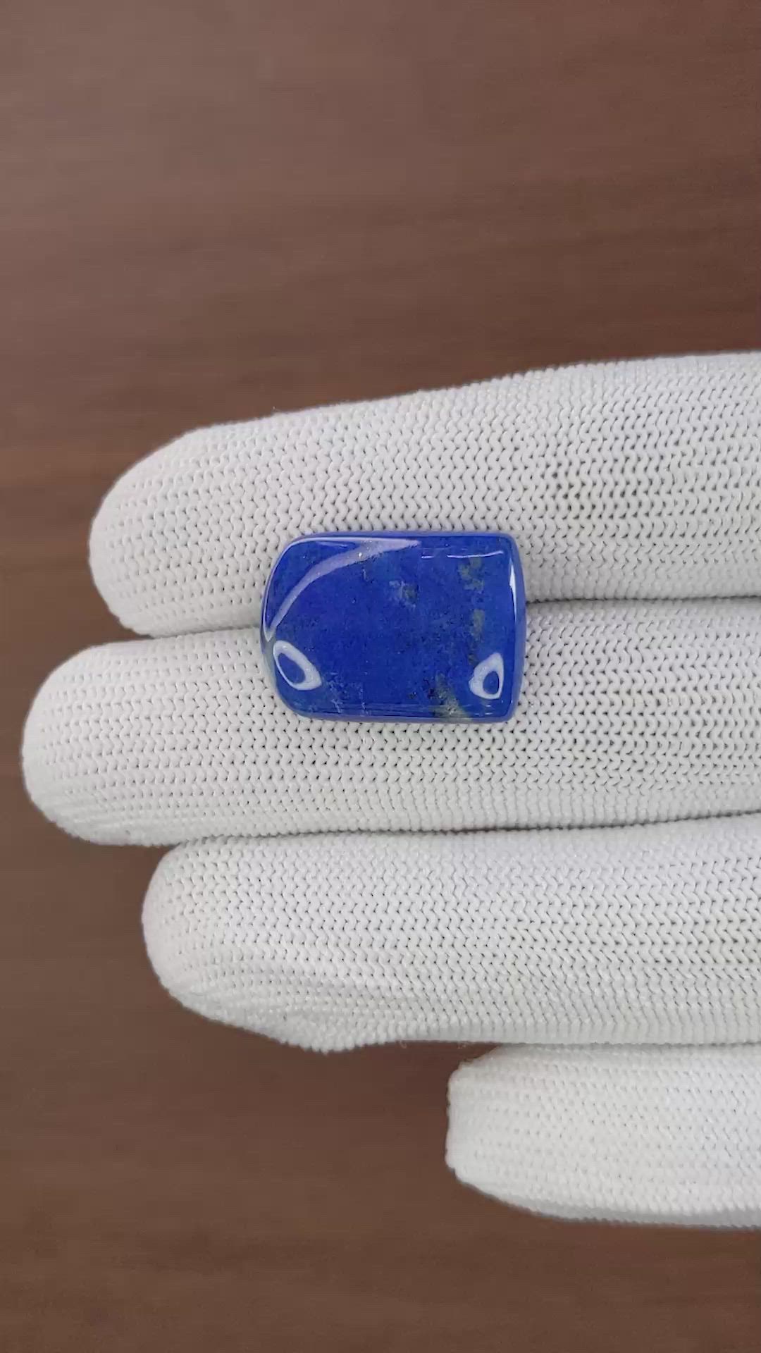 15.50 Ct. Lapis from Afghanistan Size Video