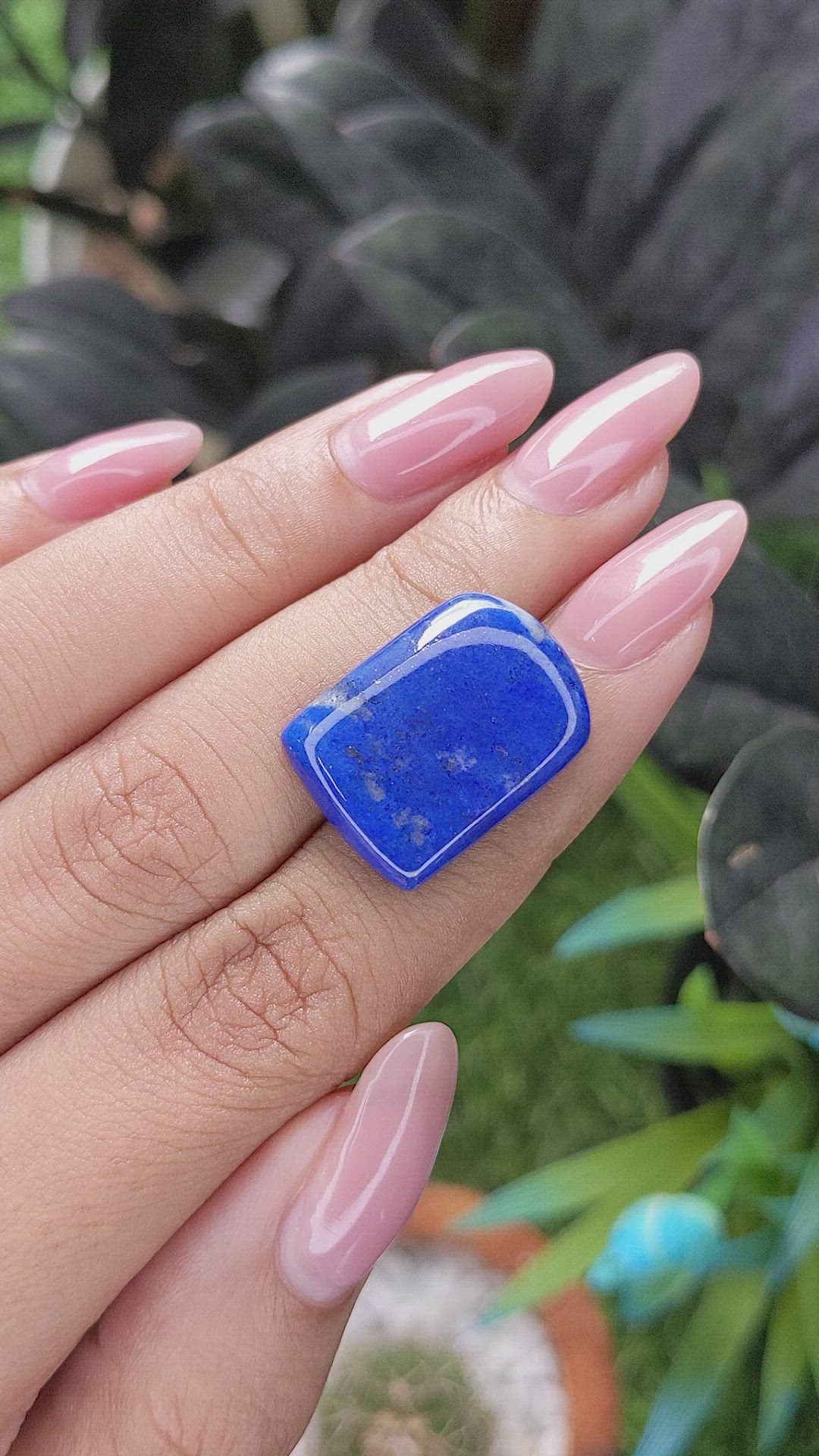 15.50 Ct. Lapis from Afghanistan Size Video