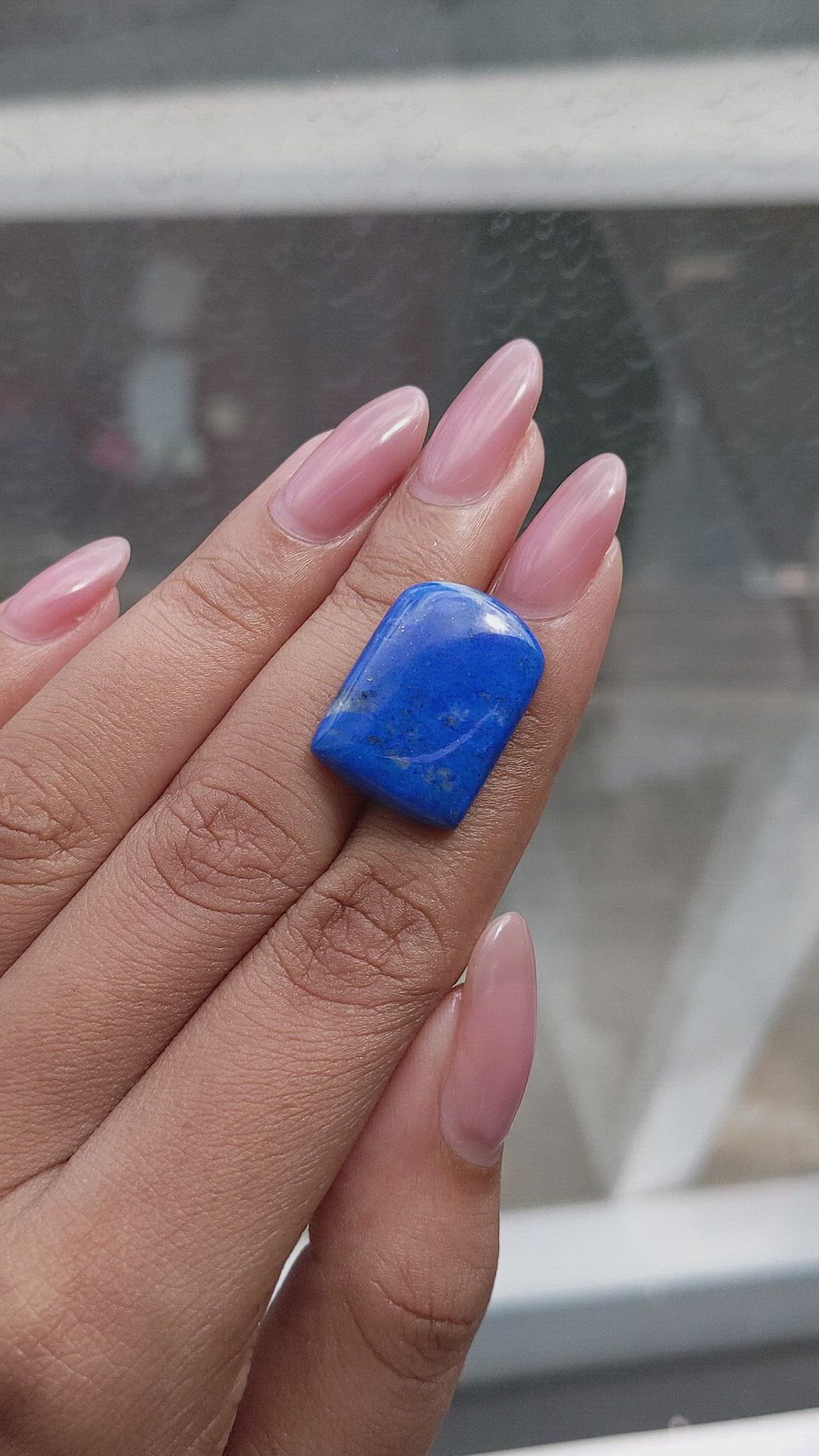 15.50 Ct. Lapis from Afghanistan Size Video