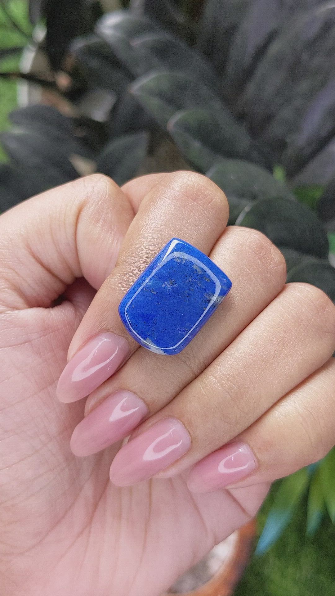 15.50 Ct. Lapis from Afghanistan Size Video