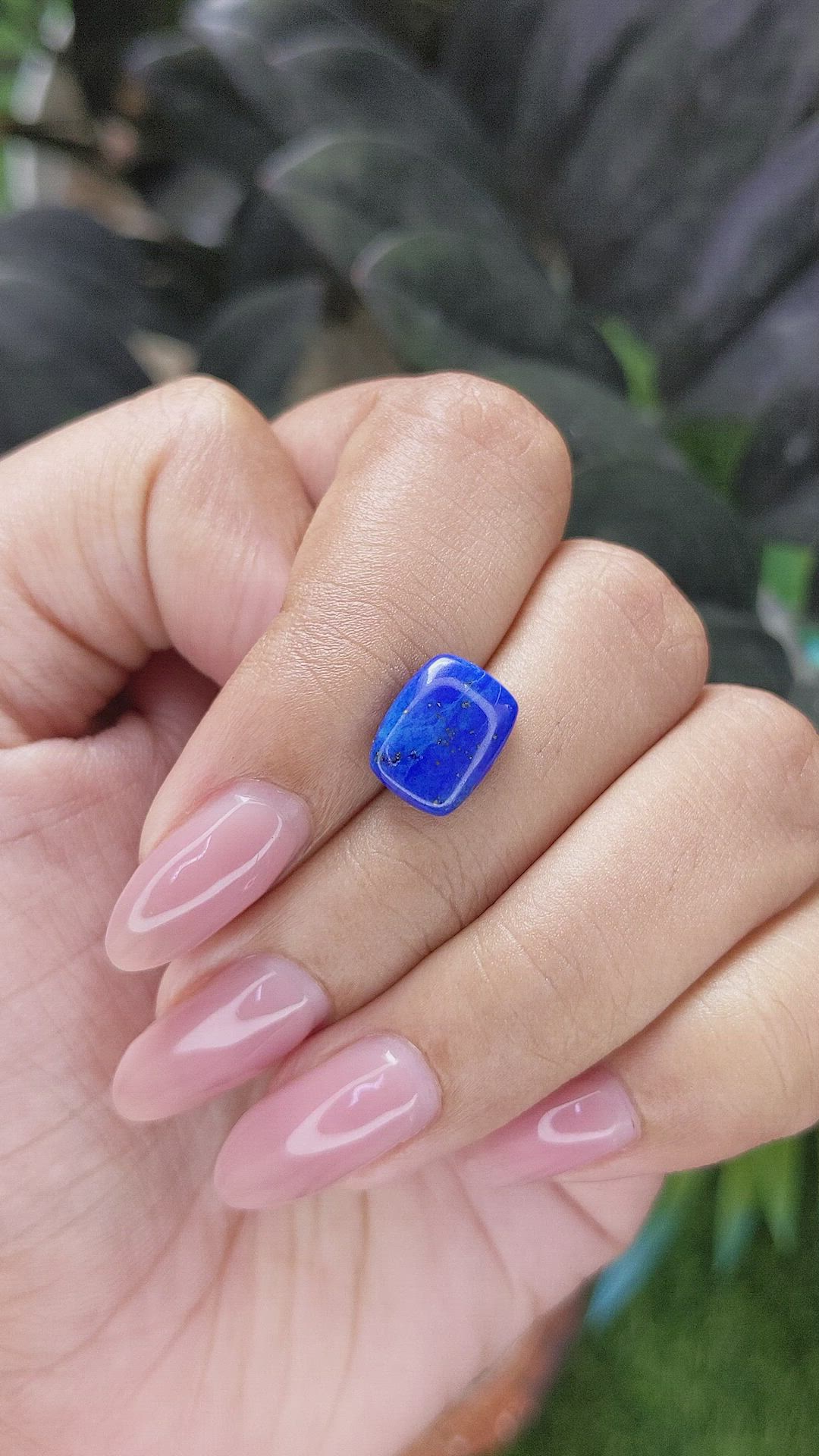 2.75 Ct. Lapis from Afghanistan Size Video