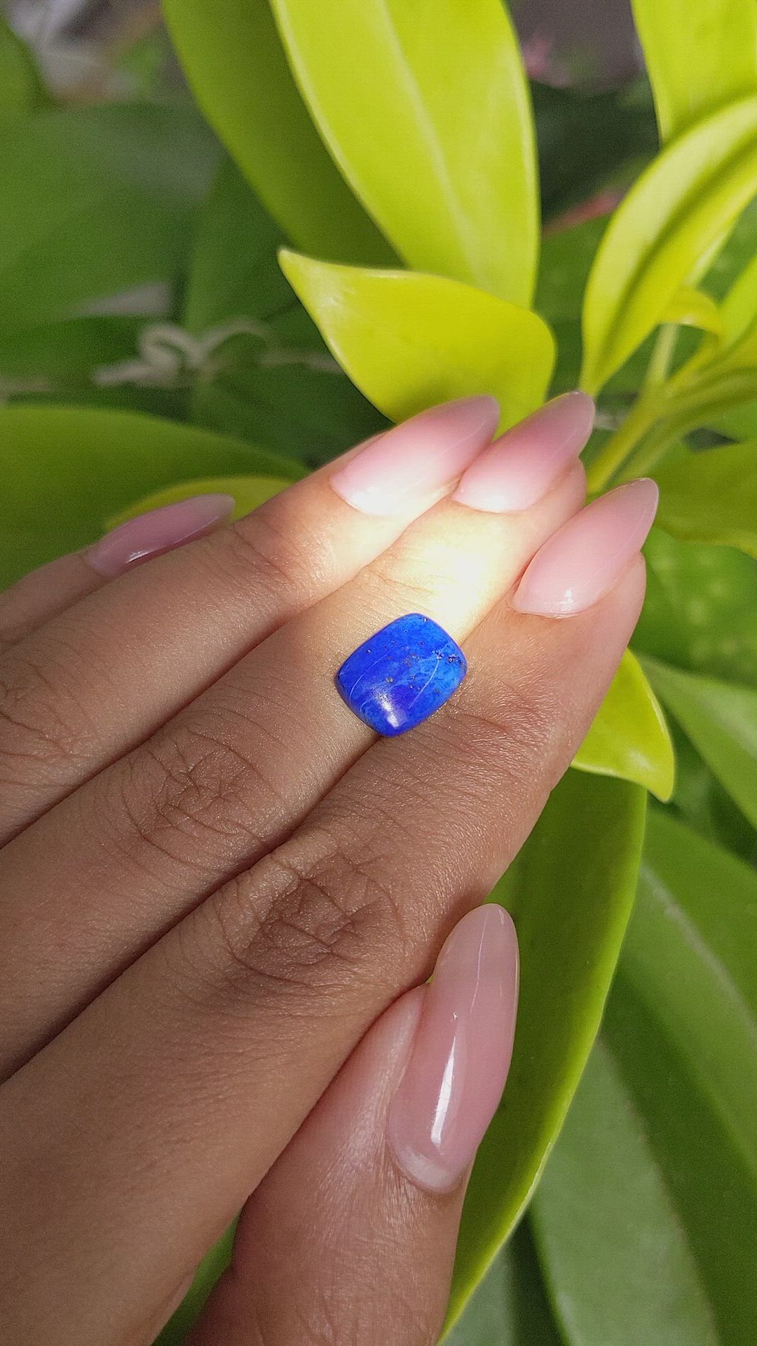 2.75 Ct. Lapis from Afghanistan Size Video