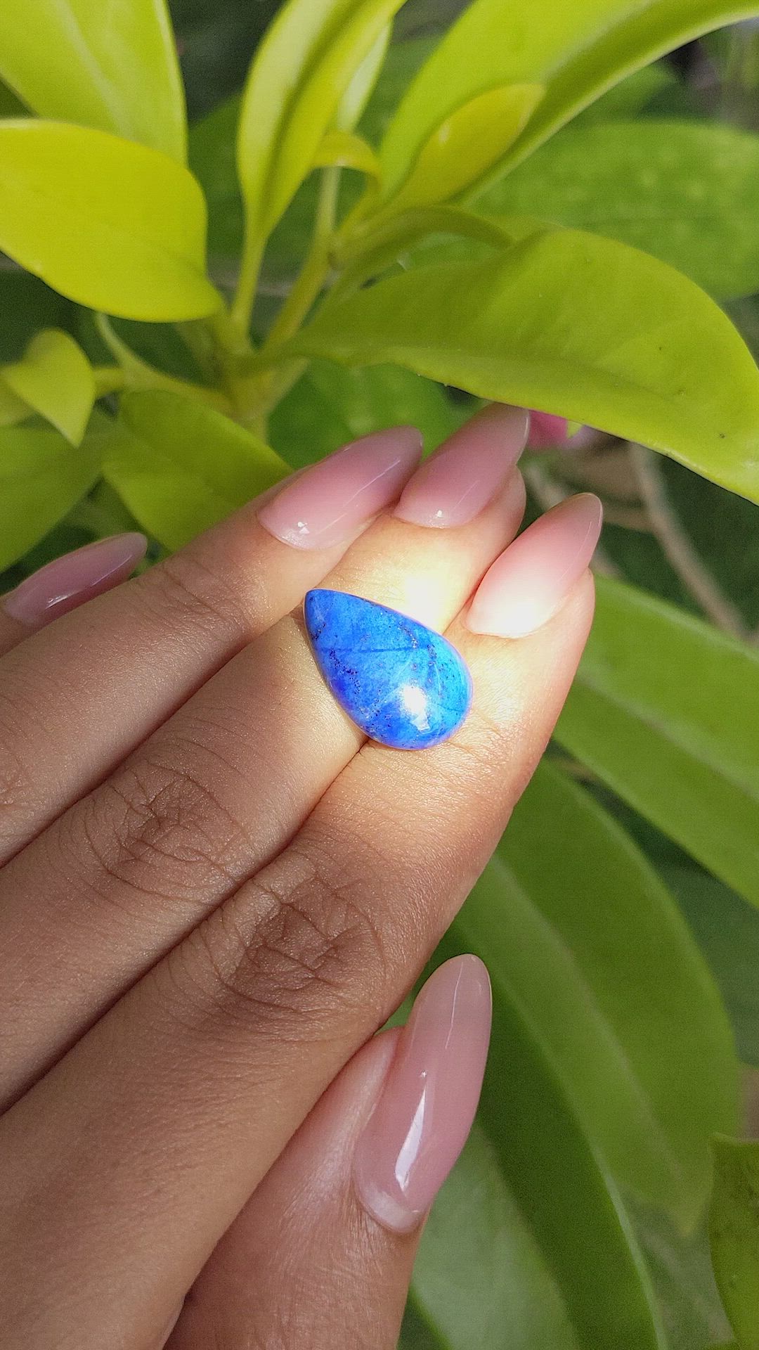 7.03 Ct. Lapis from Afghanistan Size Video