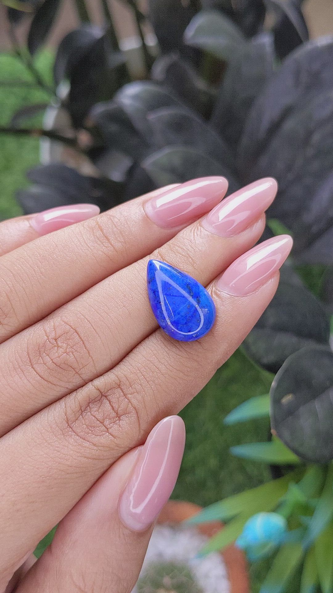 7.03 Ct. Lapis from Afghanistan Size Video