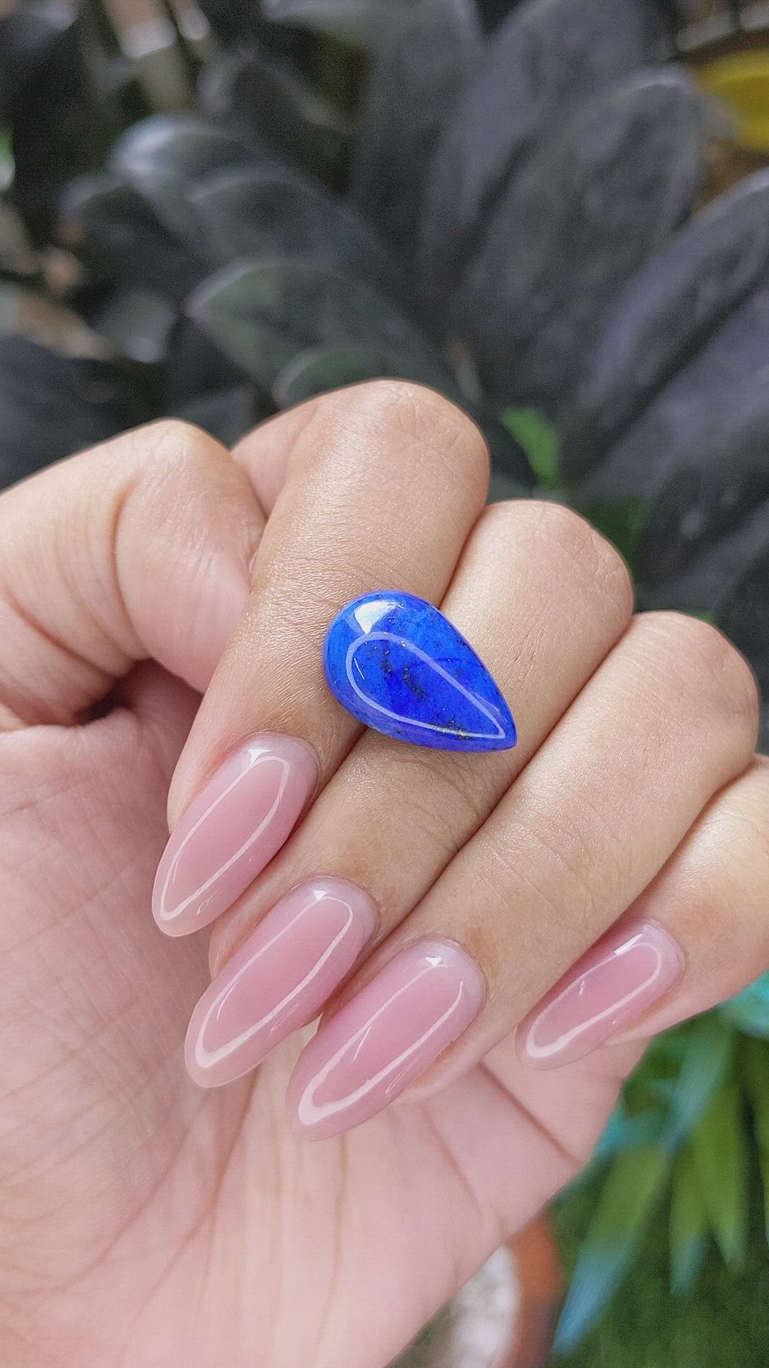 7.03 Ct. Lapis from Afghanistan Size Video