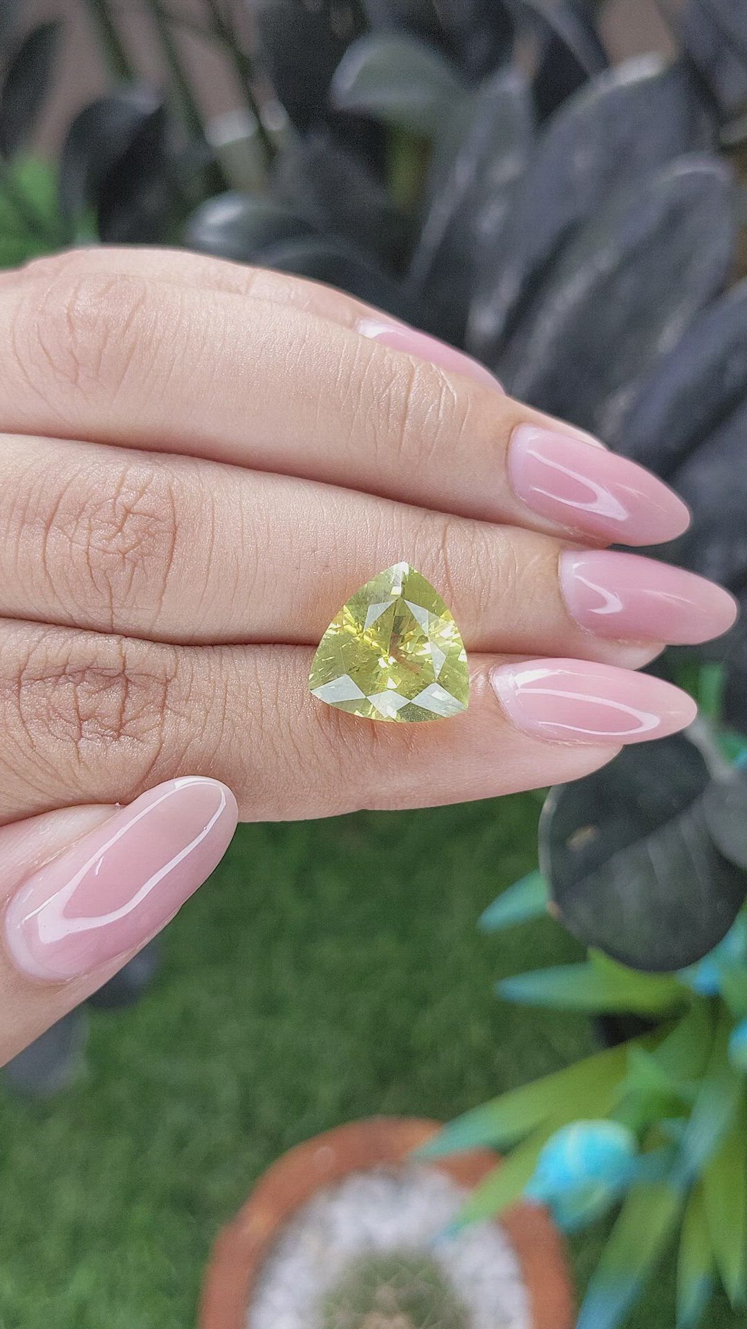 5.70 Ct. Lemon Quartz Size Video