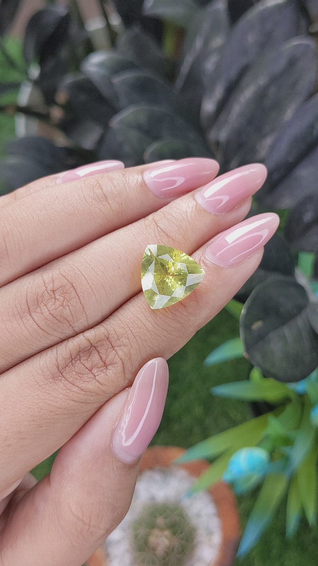 5.70 Ct. Lemon Quartz Size Video