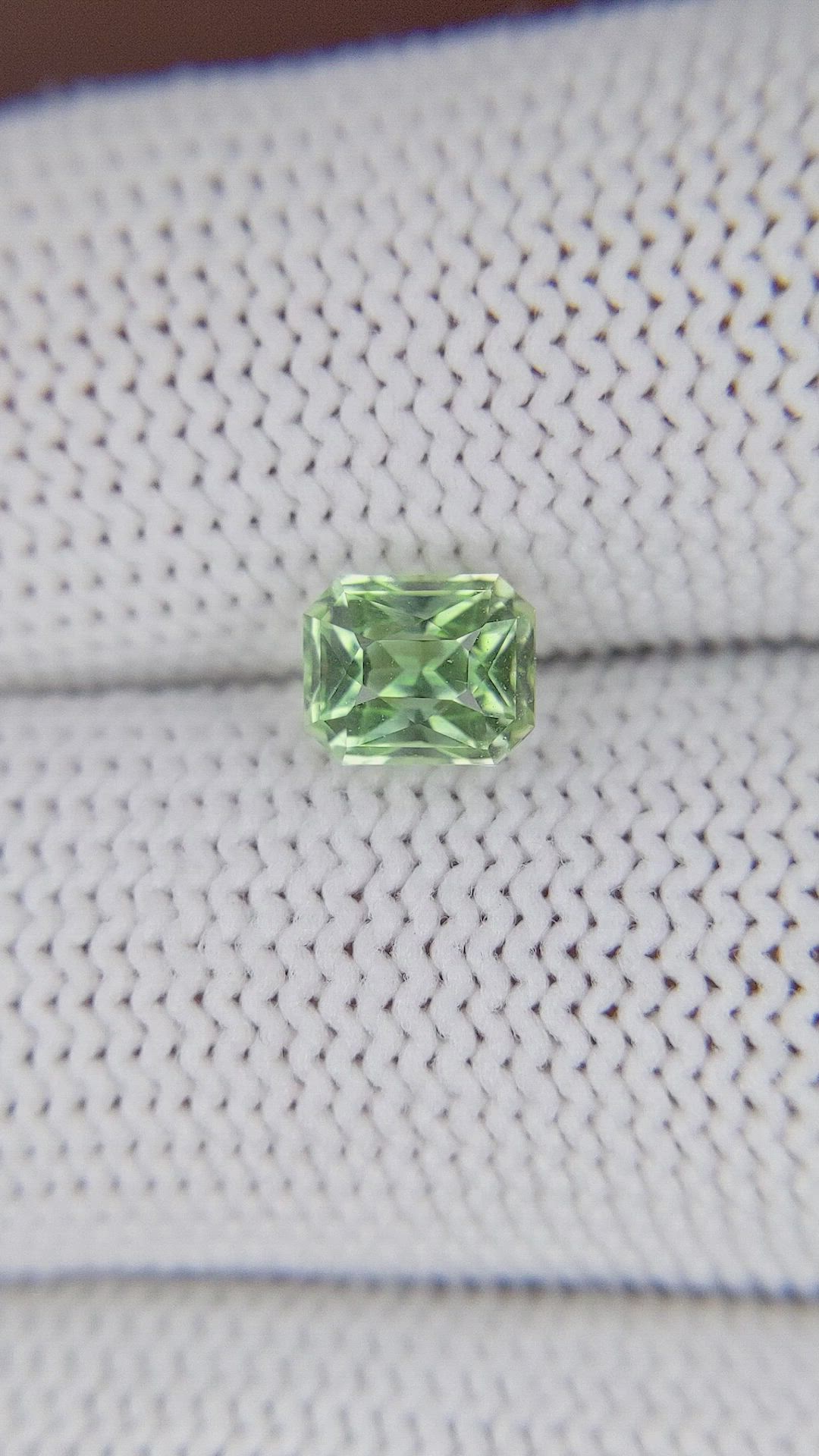 1.42 Ct. Green Tourmaline from Tanzania Size Video