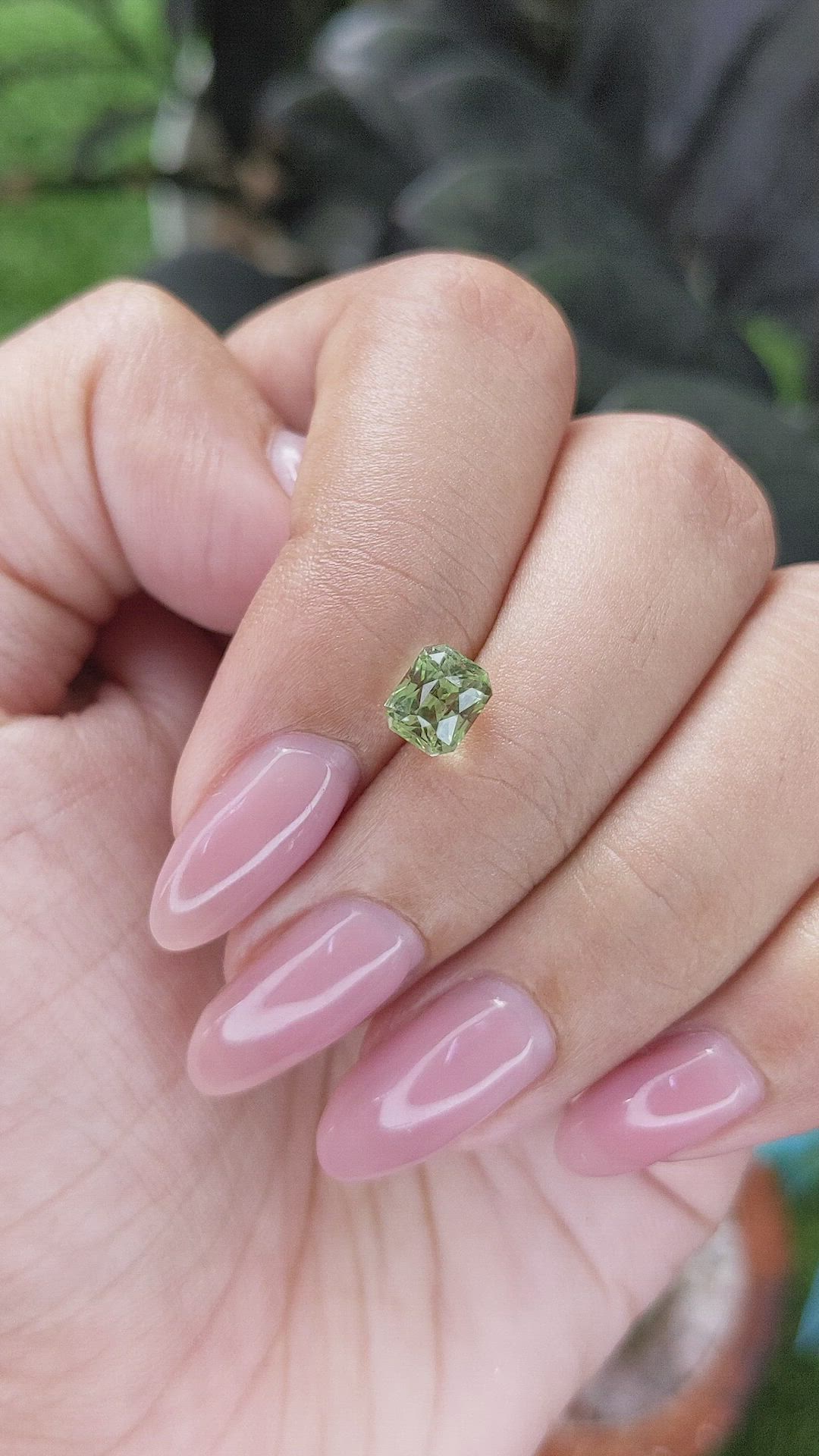 1.42 Ct. Green Tourmaline from Tanzania Size Video