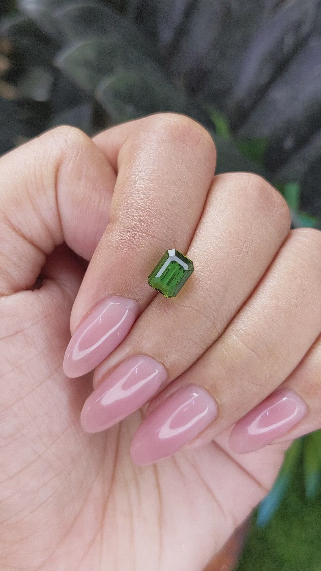 1.92 Ct. Yellowish Green Tourmaline from Tanzania Size Video