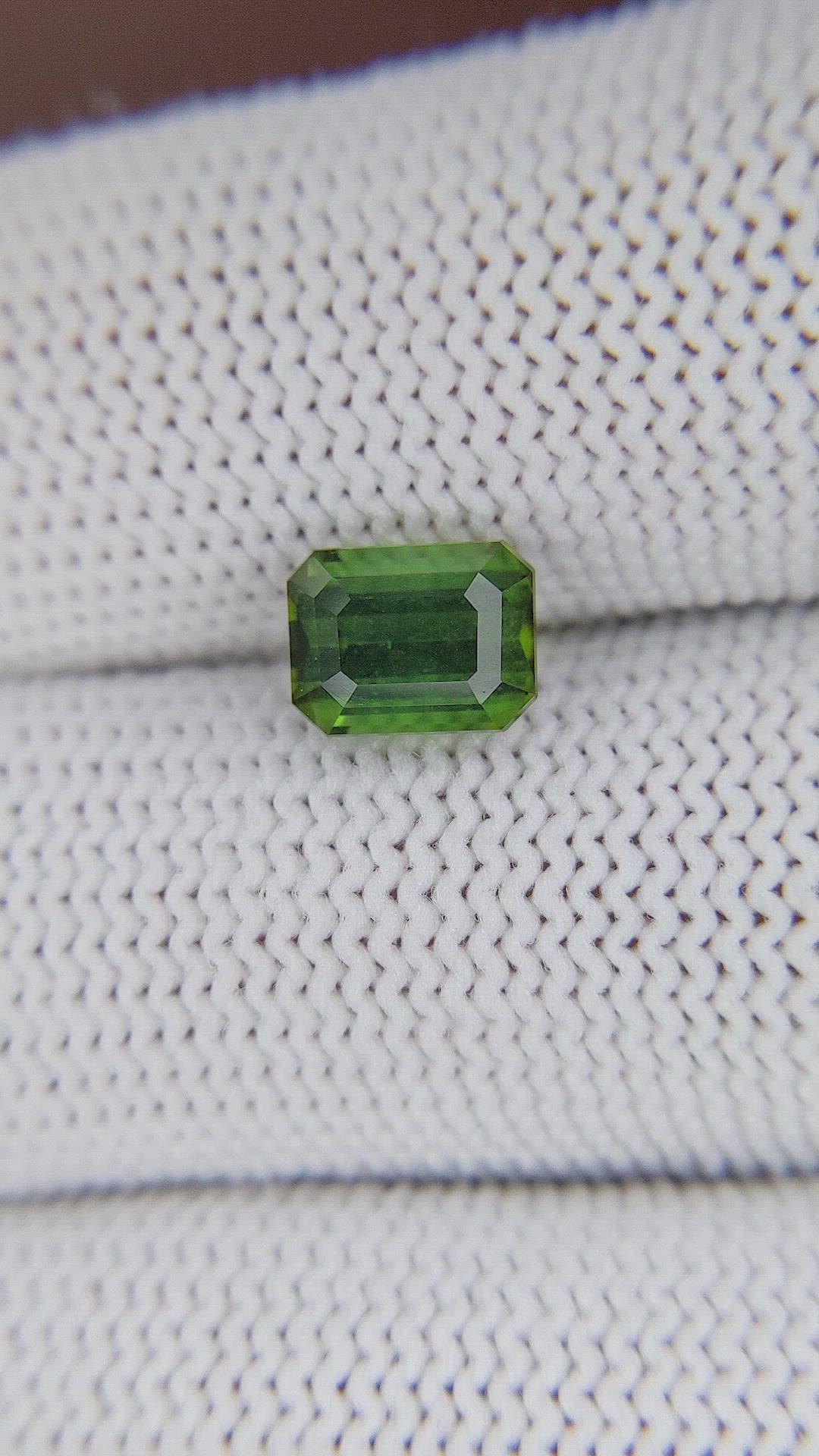 1.92 Ct. Yellowish Green Tourmaline from Tanzania Size Video
