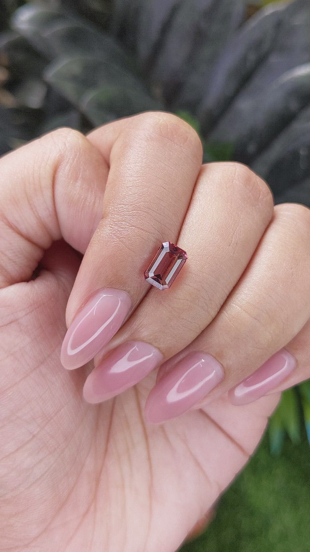 1.44 Ct. Pink Tourmaline from Tanzania Size Video