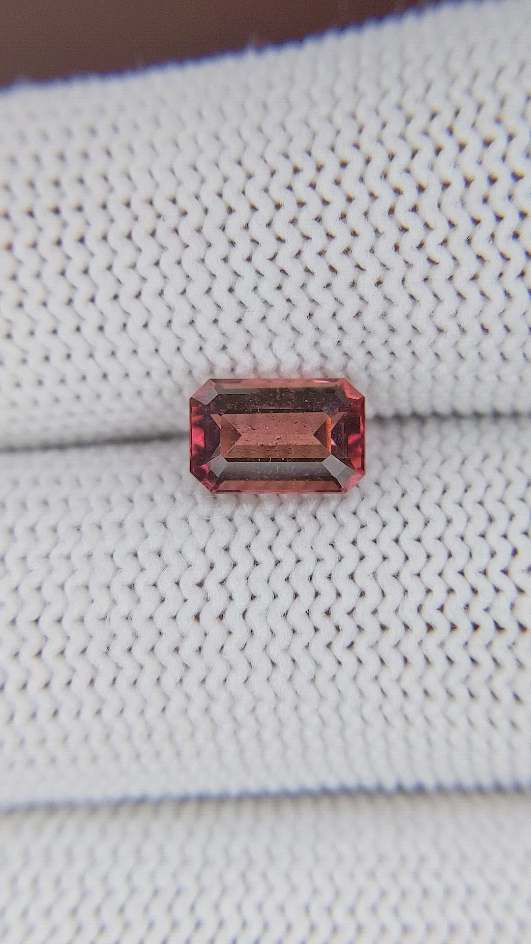 1.44 Ct. Pink Tourmaline from Tanzania Size Video