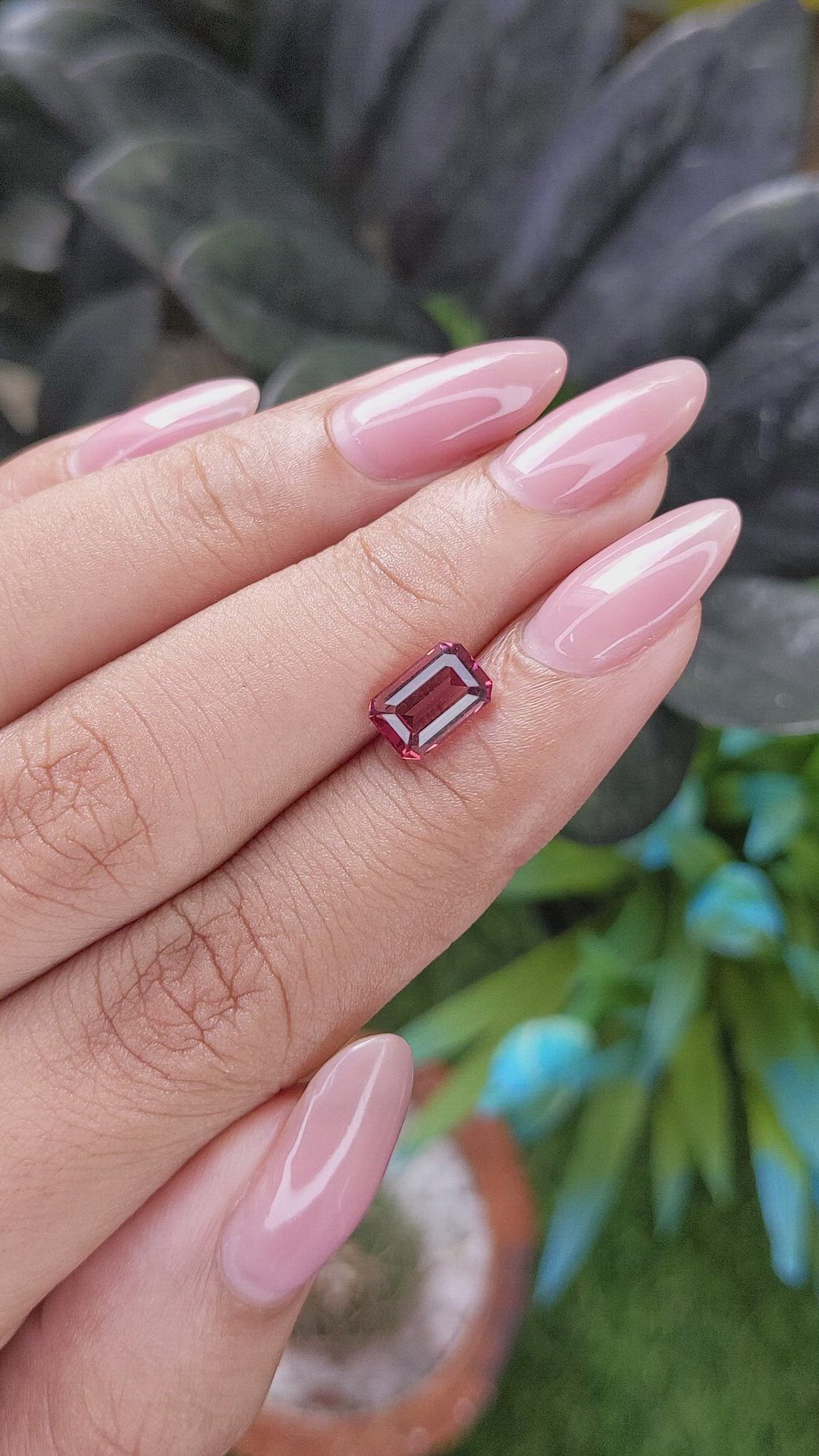 1.44 Ct. Pink Tourmaline from Tanzania Size Video