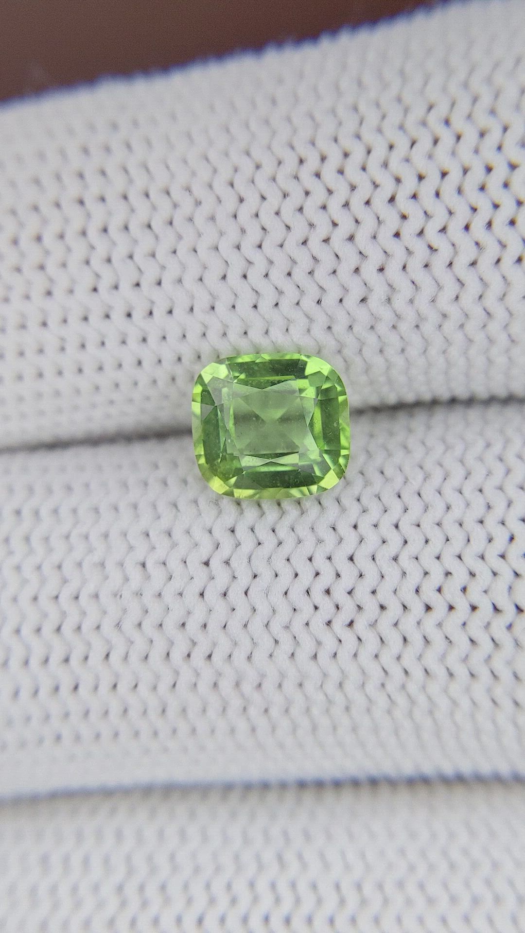 1.59 Ct. Green (Lime Green) Peridot from Tanzania Size Video