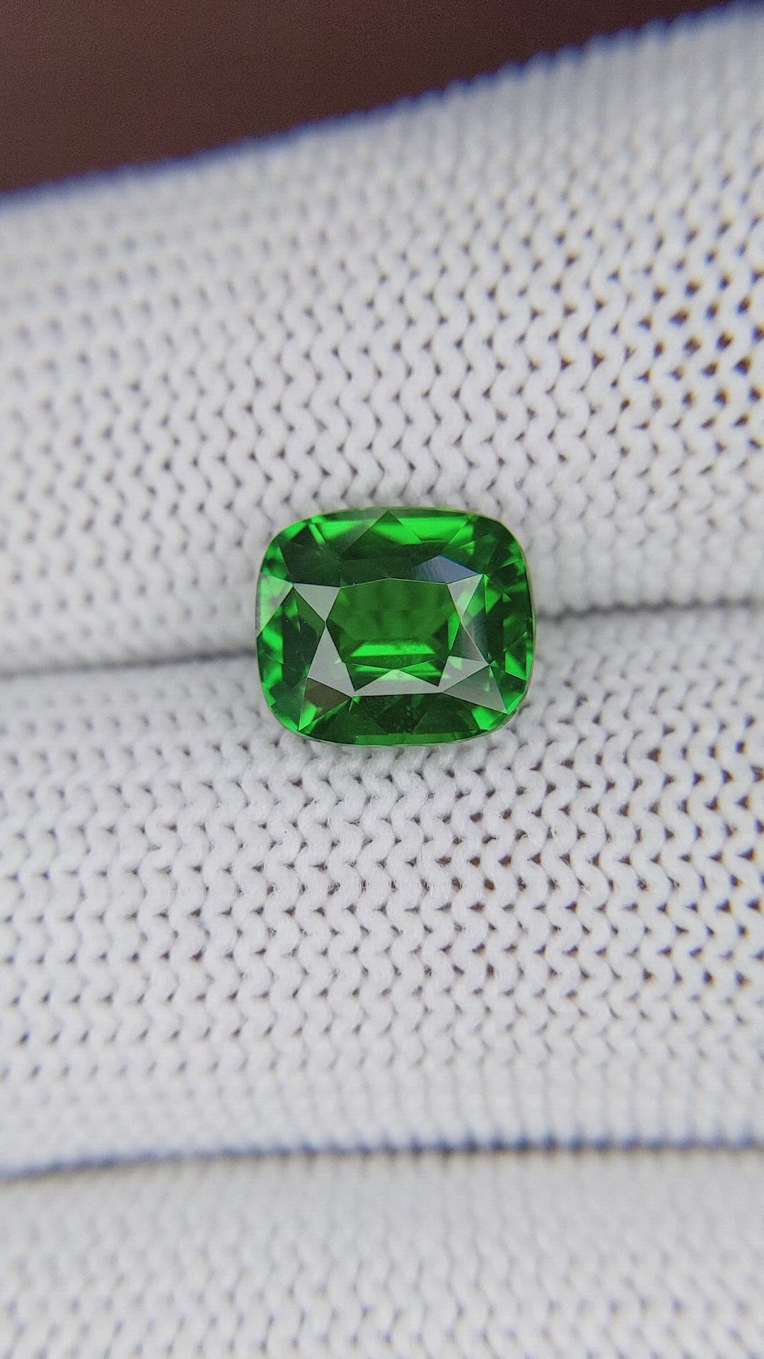 3.31 Ct. Tsavorite Garnet from Tanzania Size Video