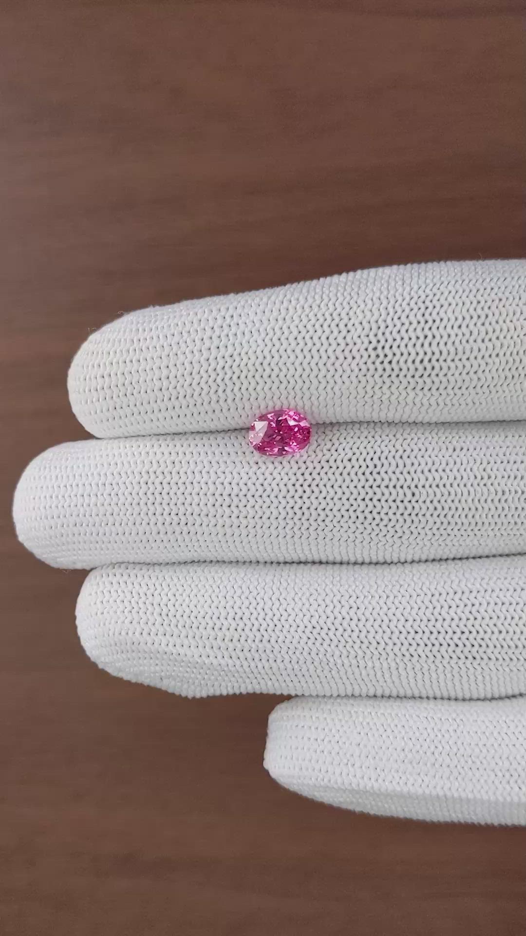 1.62 Ct. Pink Spinel from Tanzania Size Video
